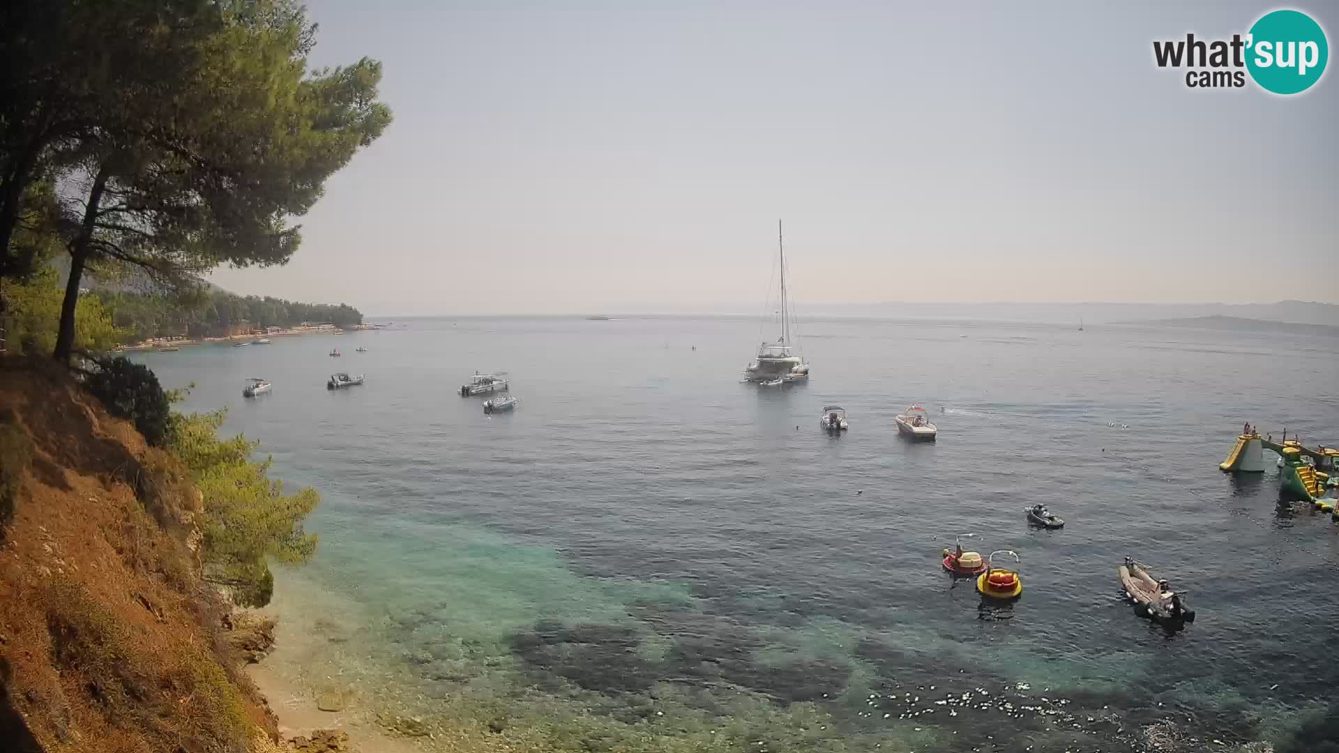 Webcam Potočine Beach Bol – Live View of Borak Beach, Brač Island