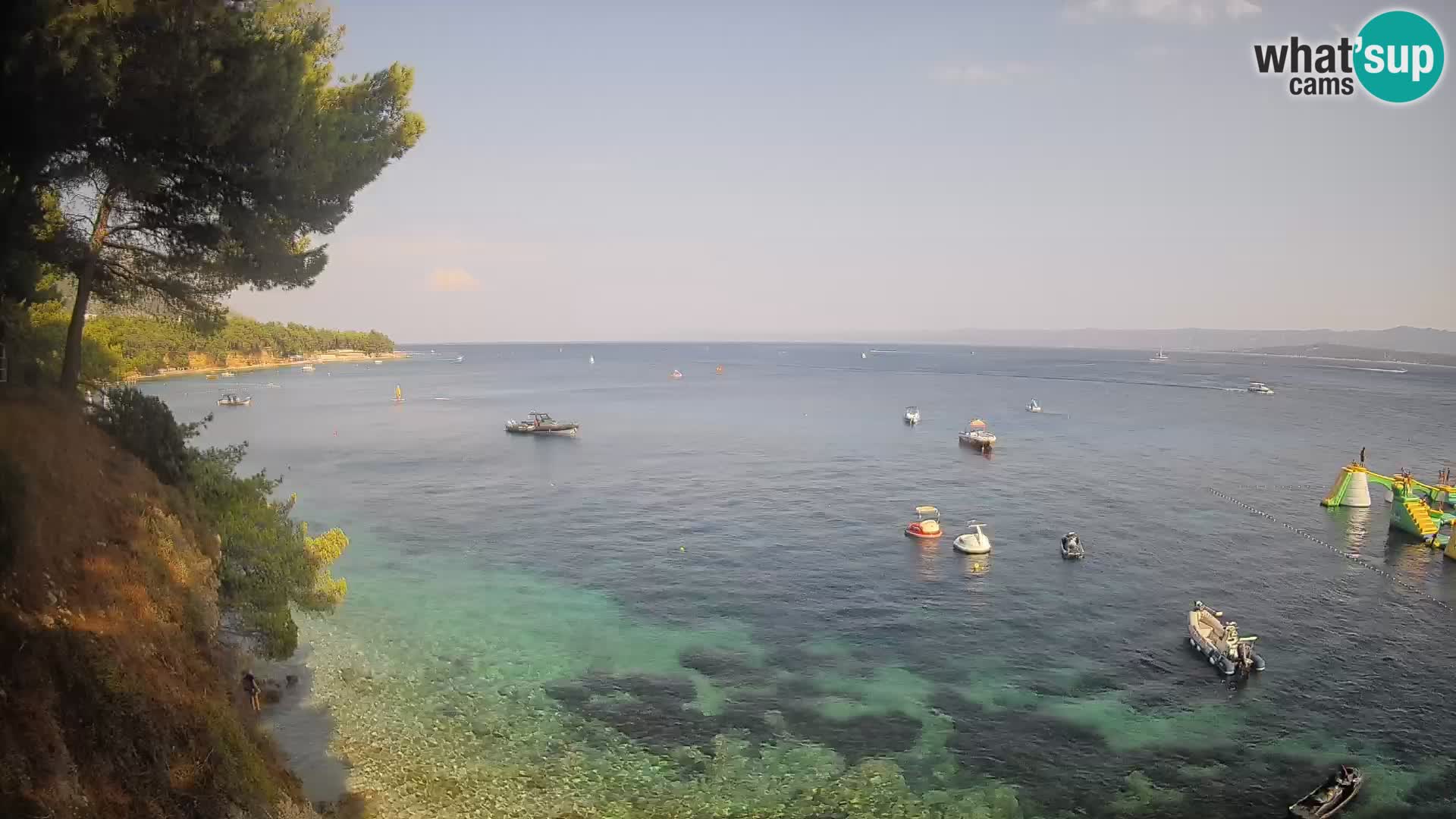 Webcam Potočine Beach Bol – Live View of Borak Beach, Brač Island