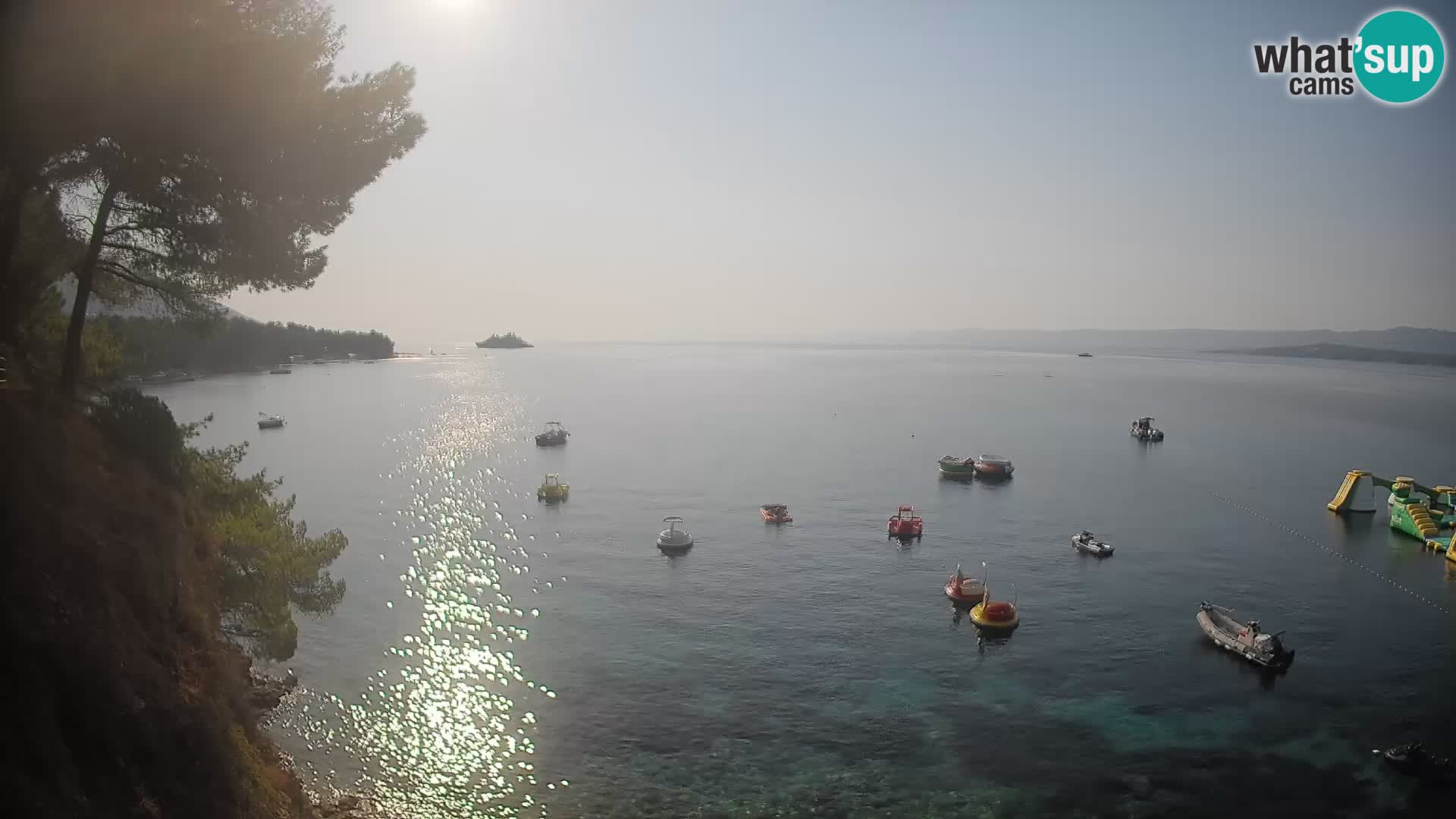 Webcam Potočine Beach Bol – Live View of Borak Beach, Brač Island