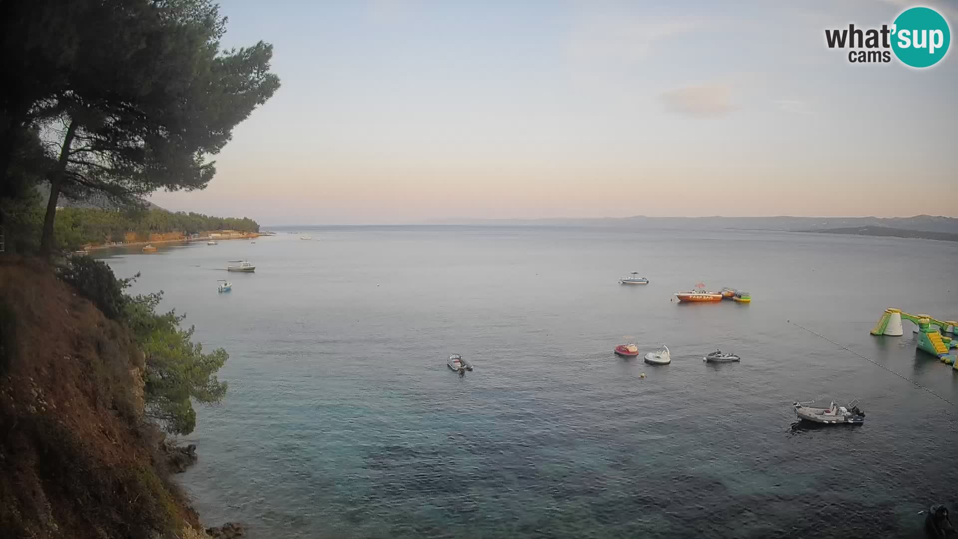 Webcam Playa Potočine Bol – Vista en vivo de Borak Beach, Isla de Brač