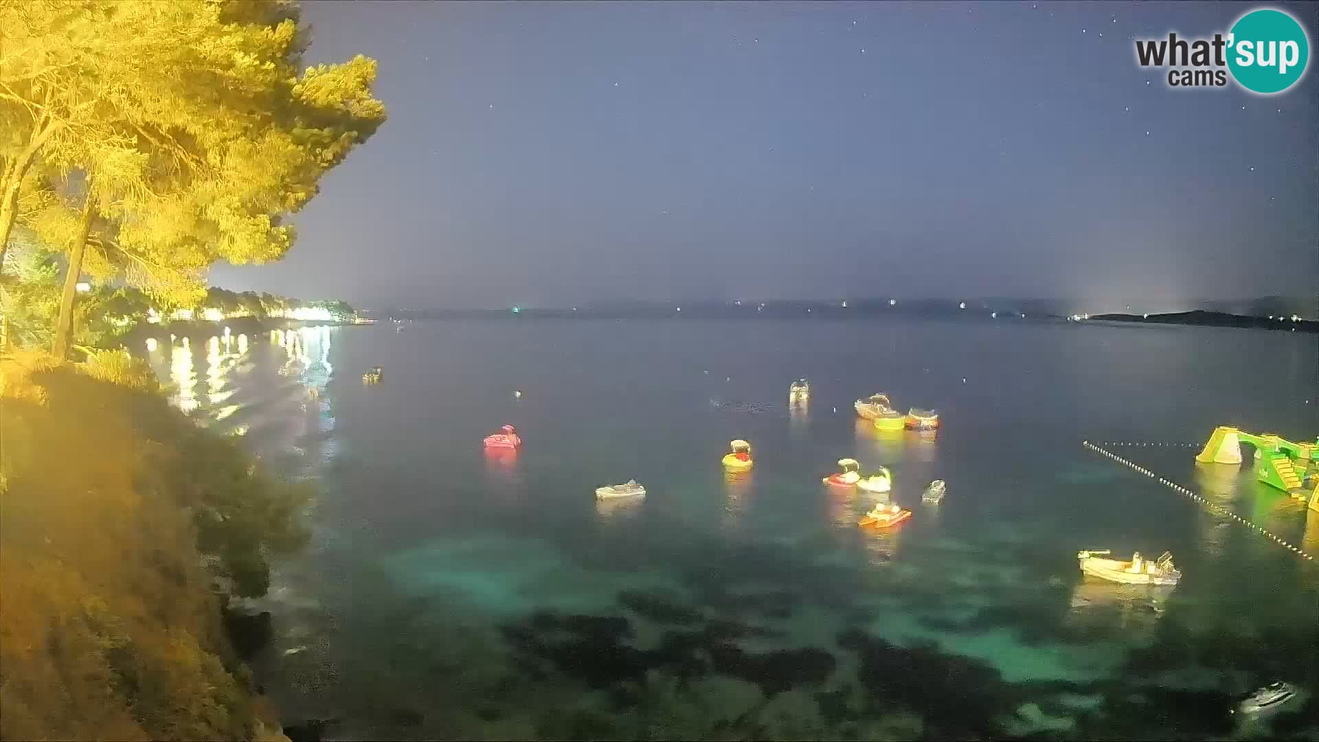 Webcam plage Potočine Bol – Vue en direct sur Borak Beach, île de Brač