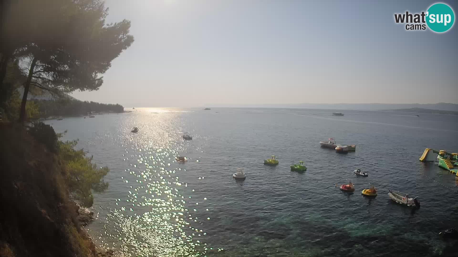 Webcam Potočine Beach Bol – Live View of Borak Beach, Brač Island