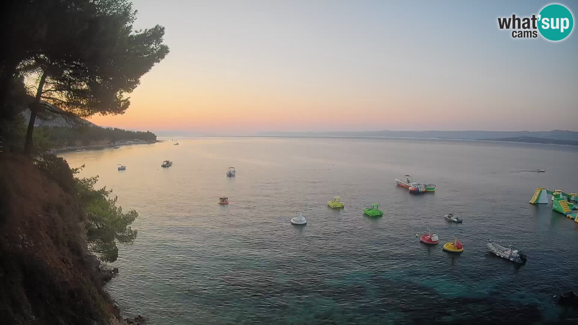 Webcam Playa Potočine Bol – Vista en vivo de Borak Beach, Isla de Brač