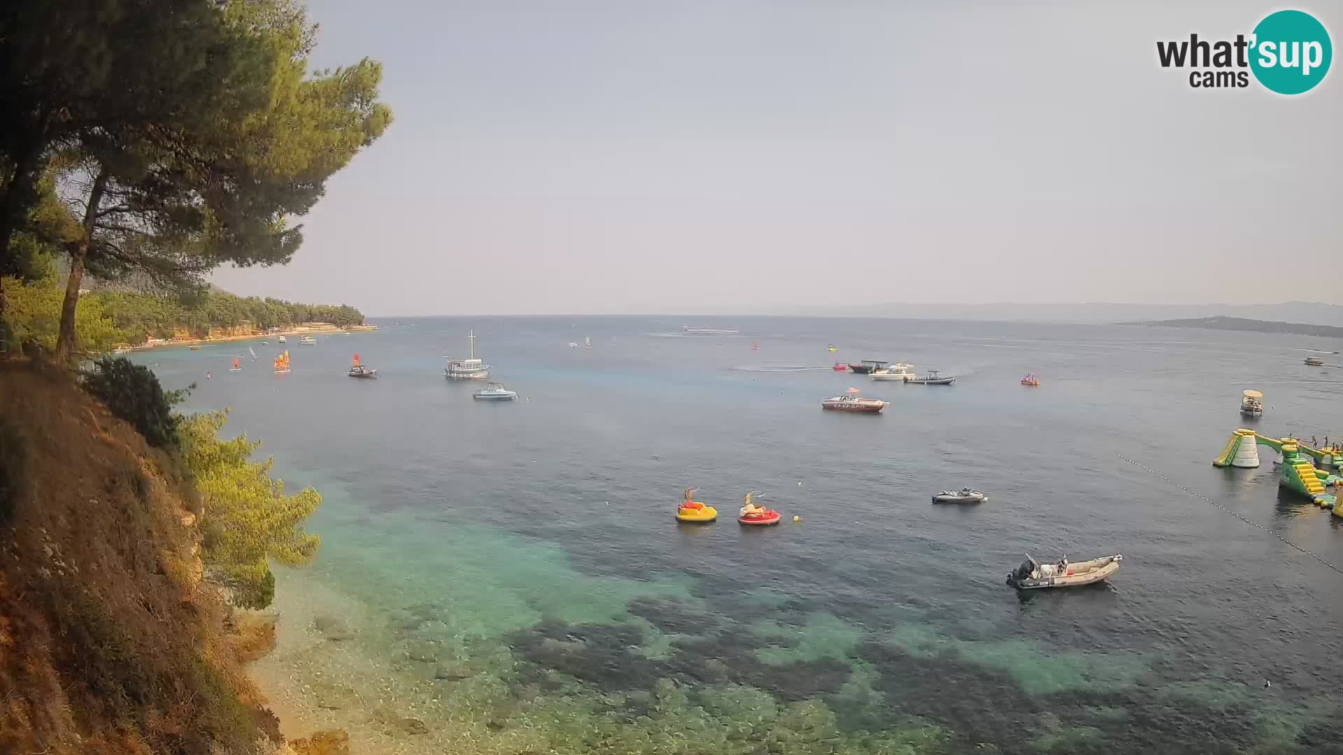 Webcam Potočine Beach Bol – Live View of Borak Beach, Brač Island