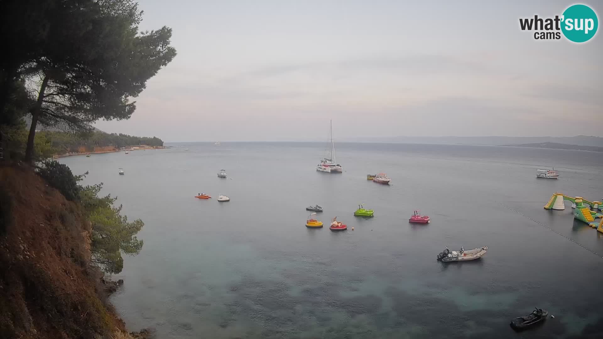 Webcam Potočine Beach Bol – Live View of Borak Beach, Brač Island