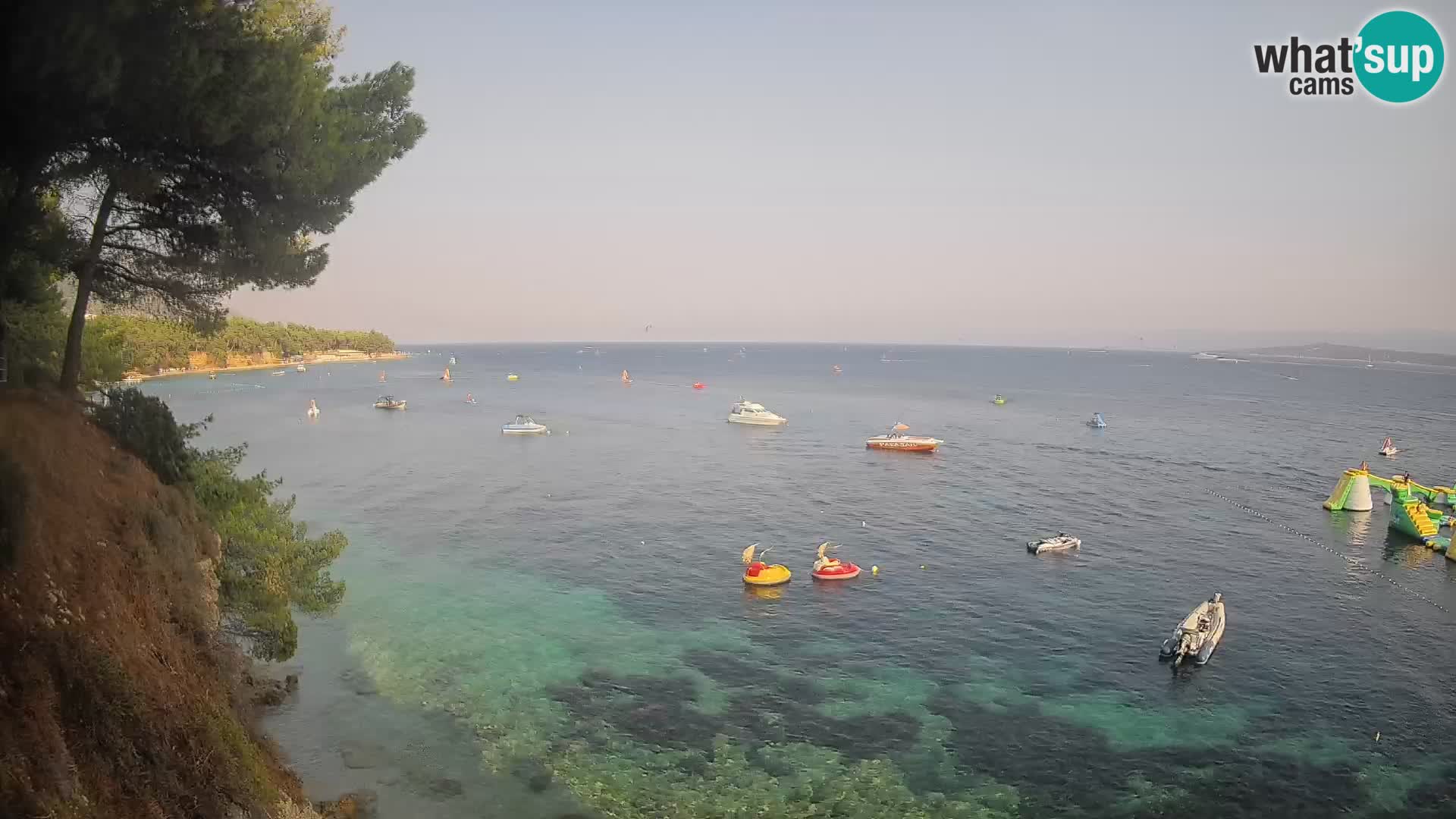 Webcam Playa Potočine Bol – Vista en vivo de Borak Beach, Isla de Brač