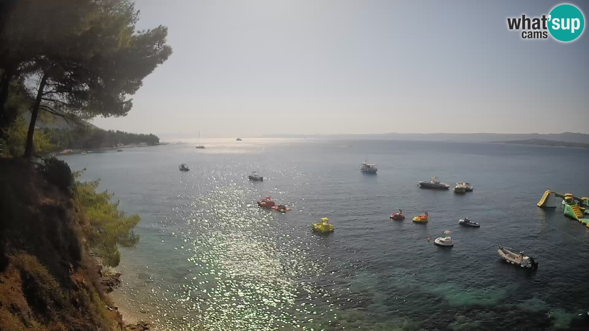 Webcam Potočine Beach Bol – Live View of Borak Beach, Brač Island