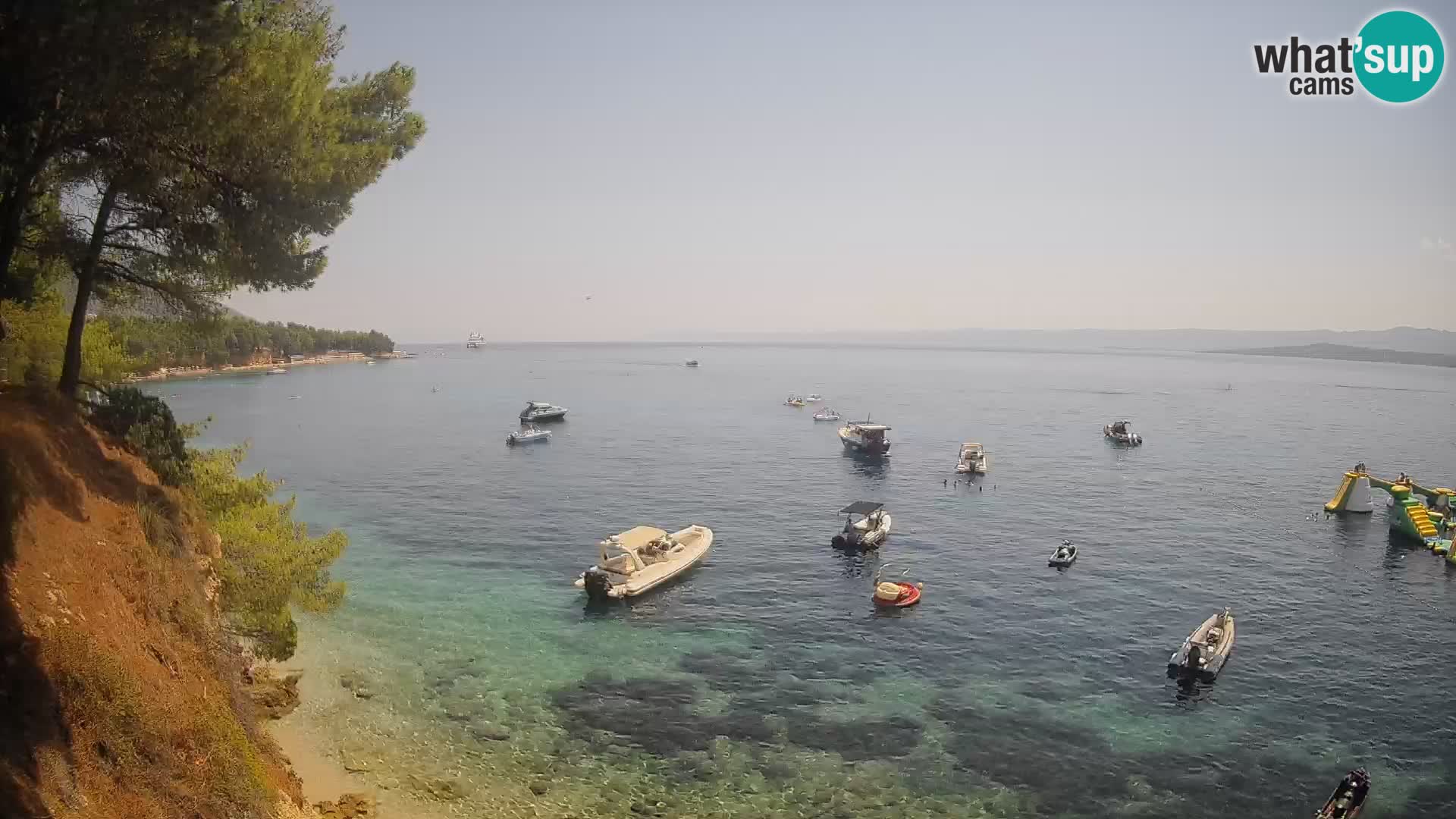 Webcam Strand Potočine Bol – Liveblick auf Borak Beach, Insel Brač