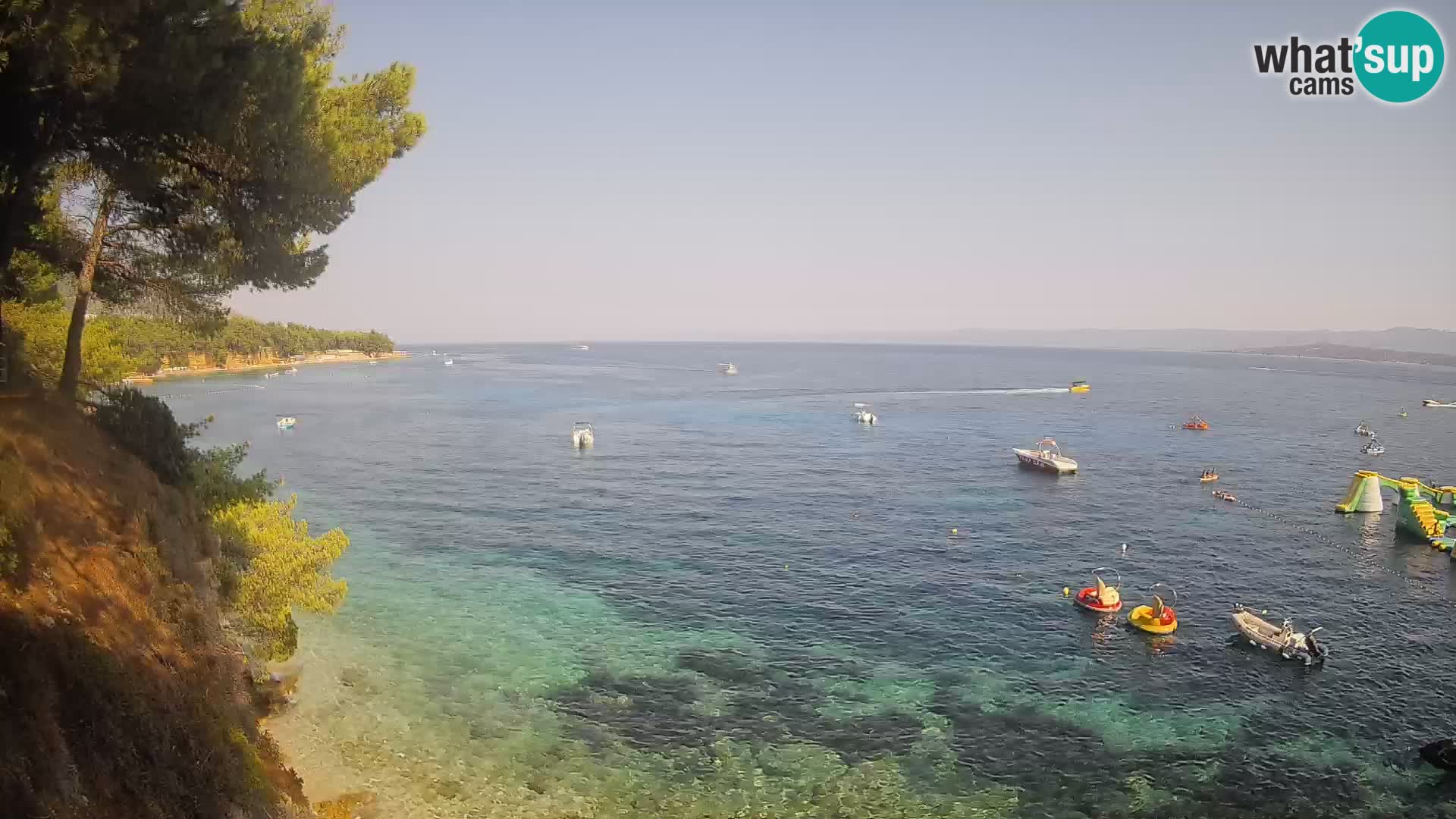 Webcam Playa Potočine Bol – Vista en vivo de Borak Beach, Isla de Brač