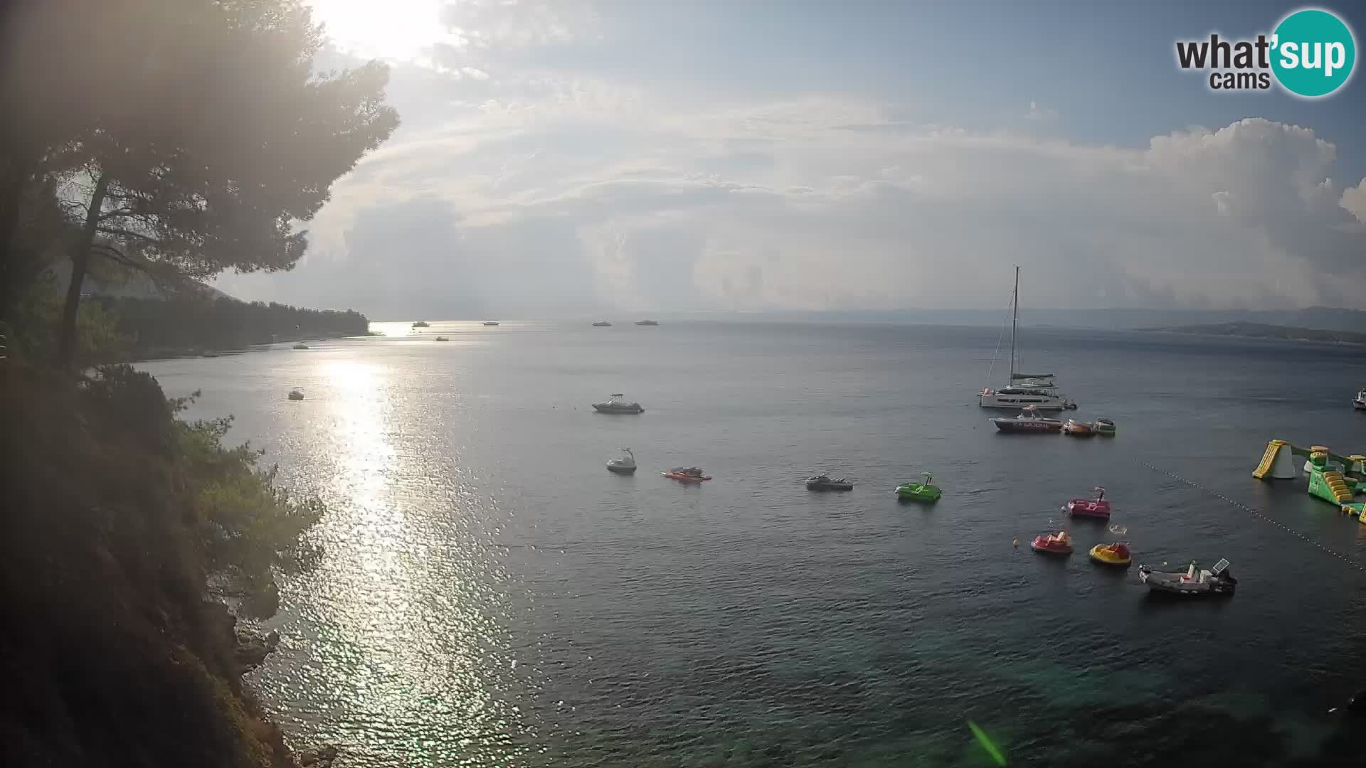 Webcam Strand Potočine Bol – Liveblick auf Borak Beach, Insel Brač