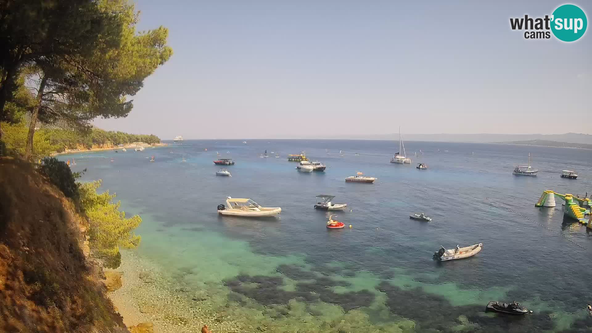 Webcam Potočine Beach Bol – Live View of Borak Beach, Brač Island