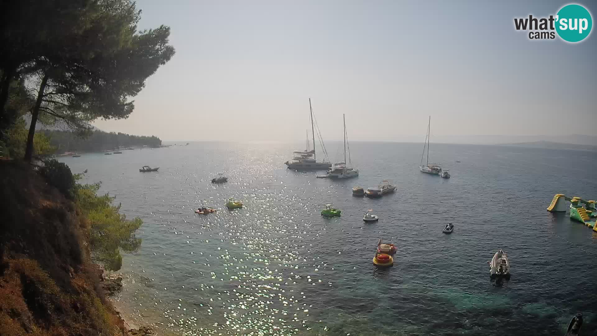 Webcam Potočine Beach Bol – Live View of Borak Beach, Brač Island
