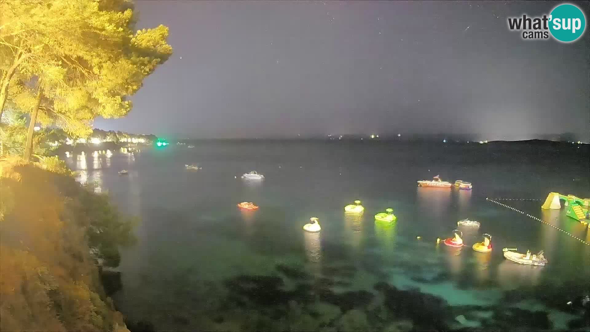 Webcam plage Potočine Bol – Vue en direct sur Borak Beach, île de Brač