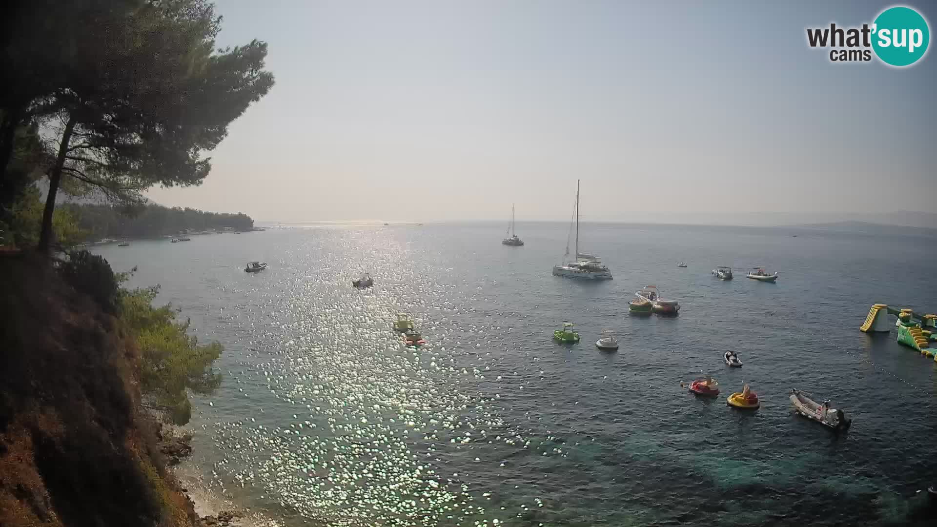 Webcam Potočine Beach Bol – Live View of Borak Beach, Brač Island