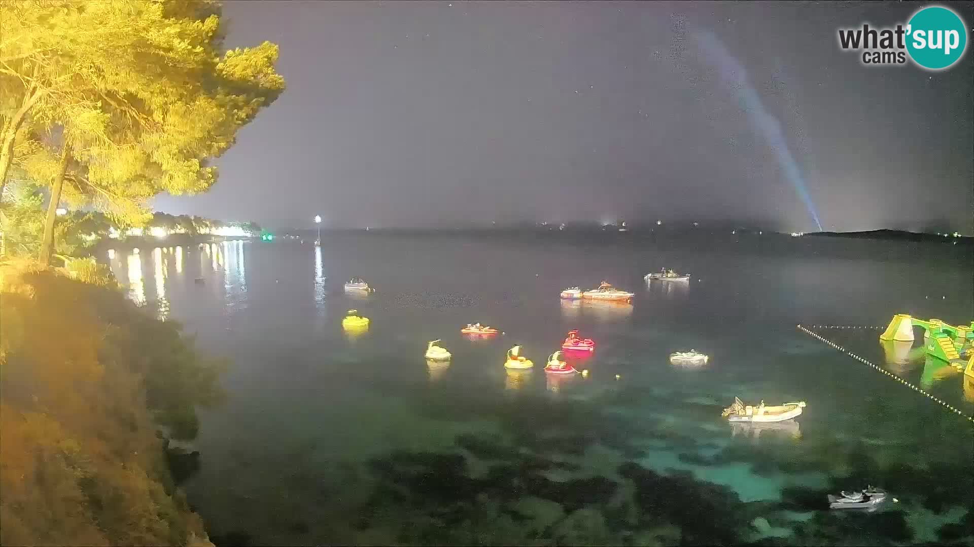Webcam plage Potočine Bol – Vue en direct sur Borak Beach, île de Brač