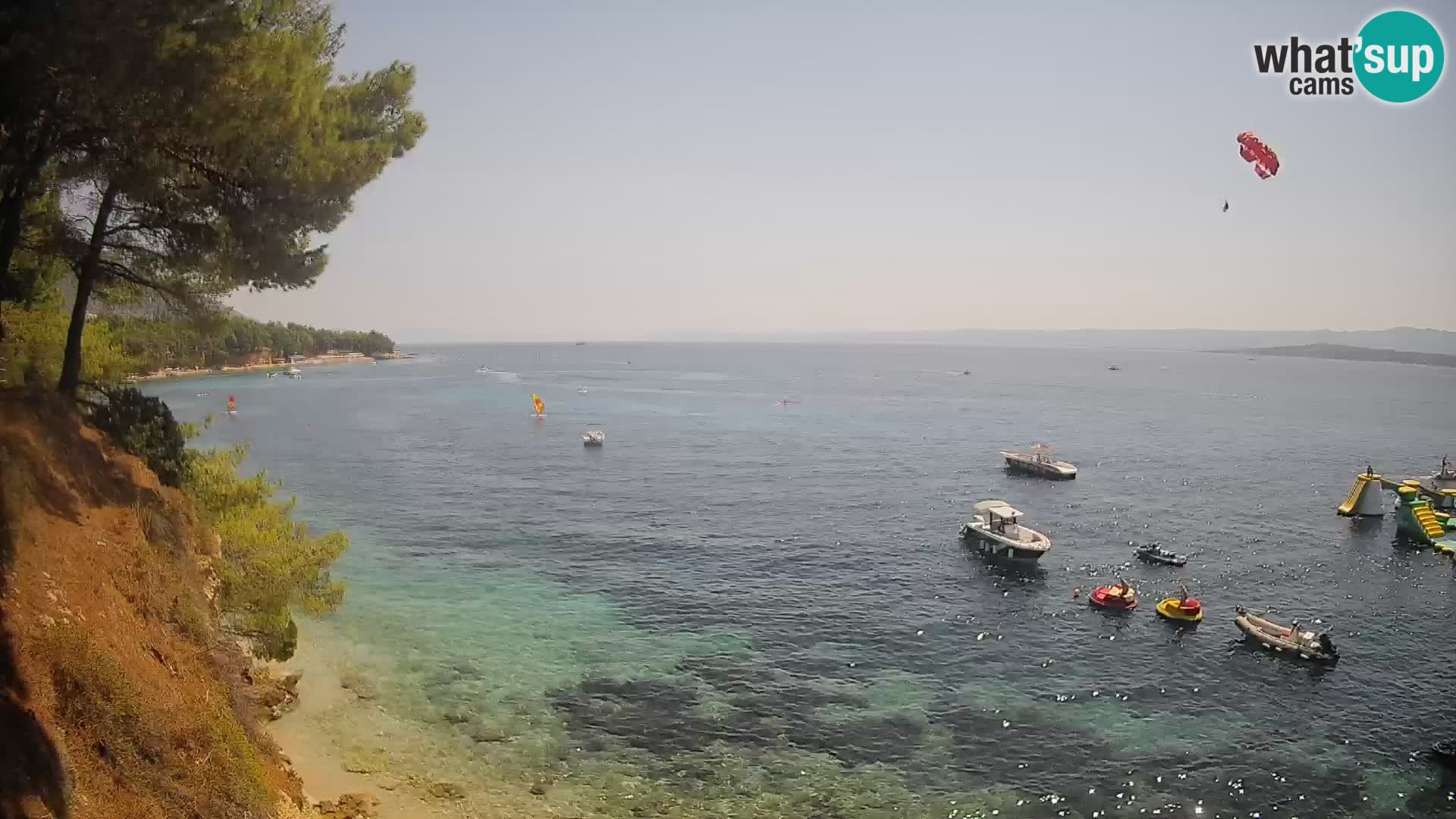 Webcam Potočine Beach Bol – Live View of Borak Beach, Brač Island