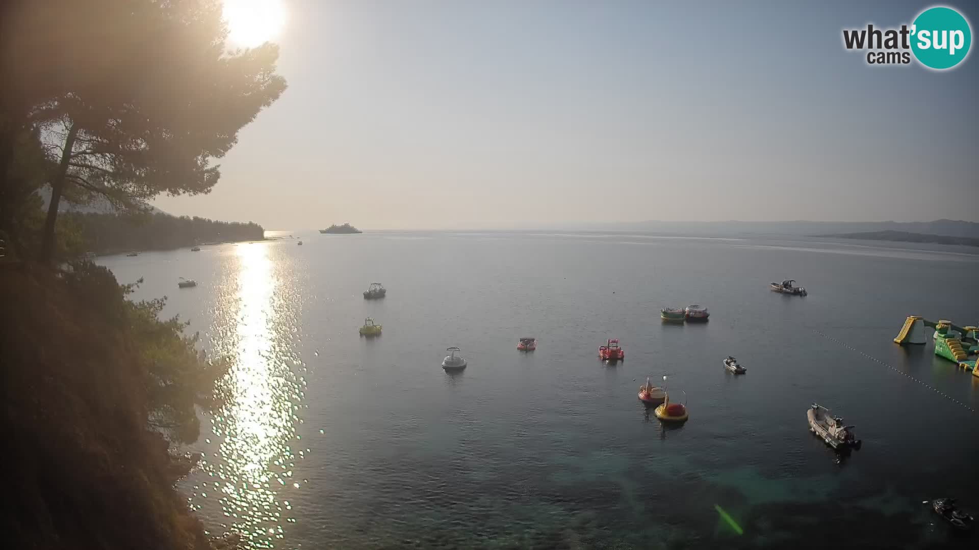 Webcam Playa Potočine Bol – Vista en vivo de Borak Beach, Isla de Brač