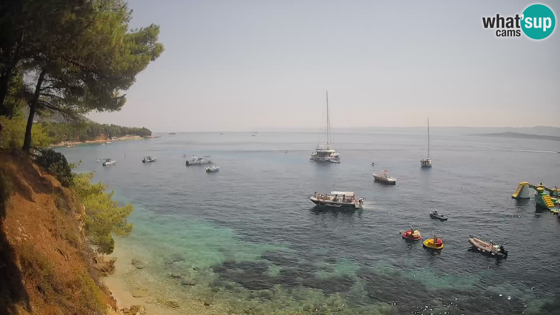Webcam Potočine Beach Bol – Live View of Borak Beach, Brač Island