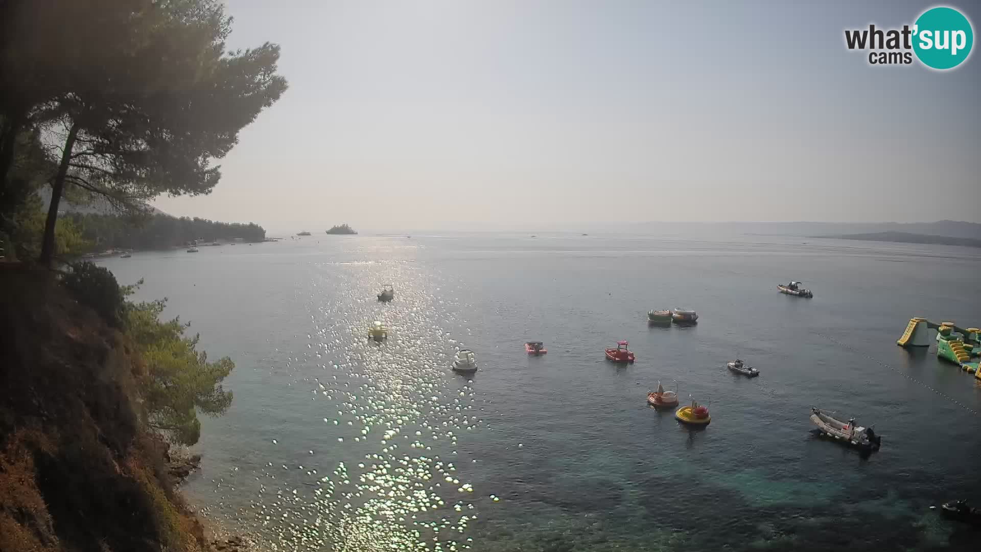 Webcam Potočine Beach Bol – Live View of Borak Beach, Brač Island