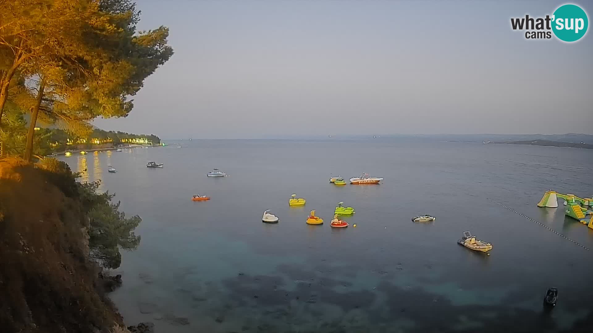 Webcam Strand Potočine Bol – Liveblick auf Borak Beach, Insel Brač