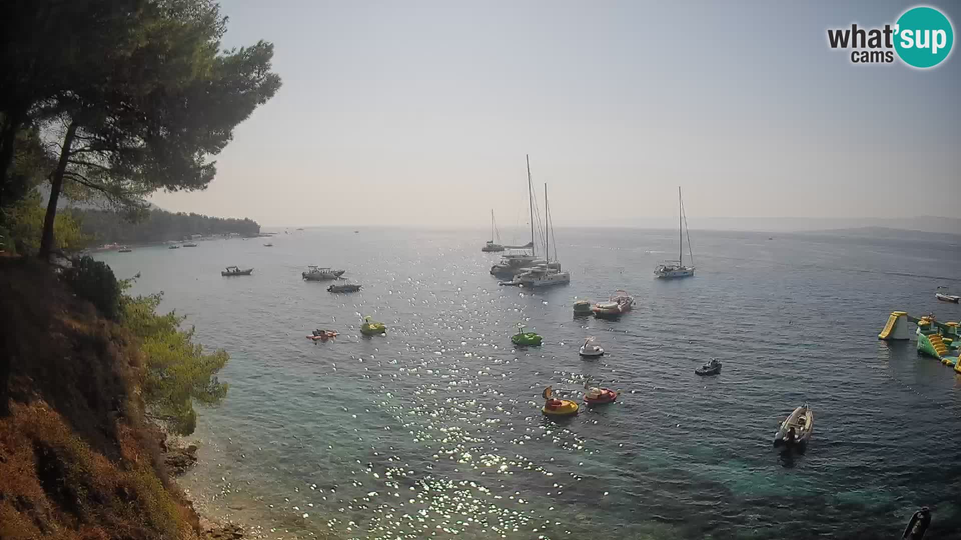 Webcam plage Potočine Bol – Vue en direct sur Borak Beach, île de Brač