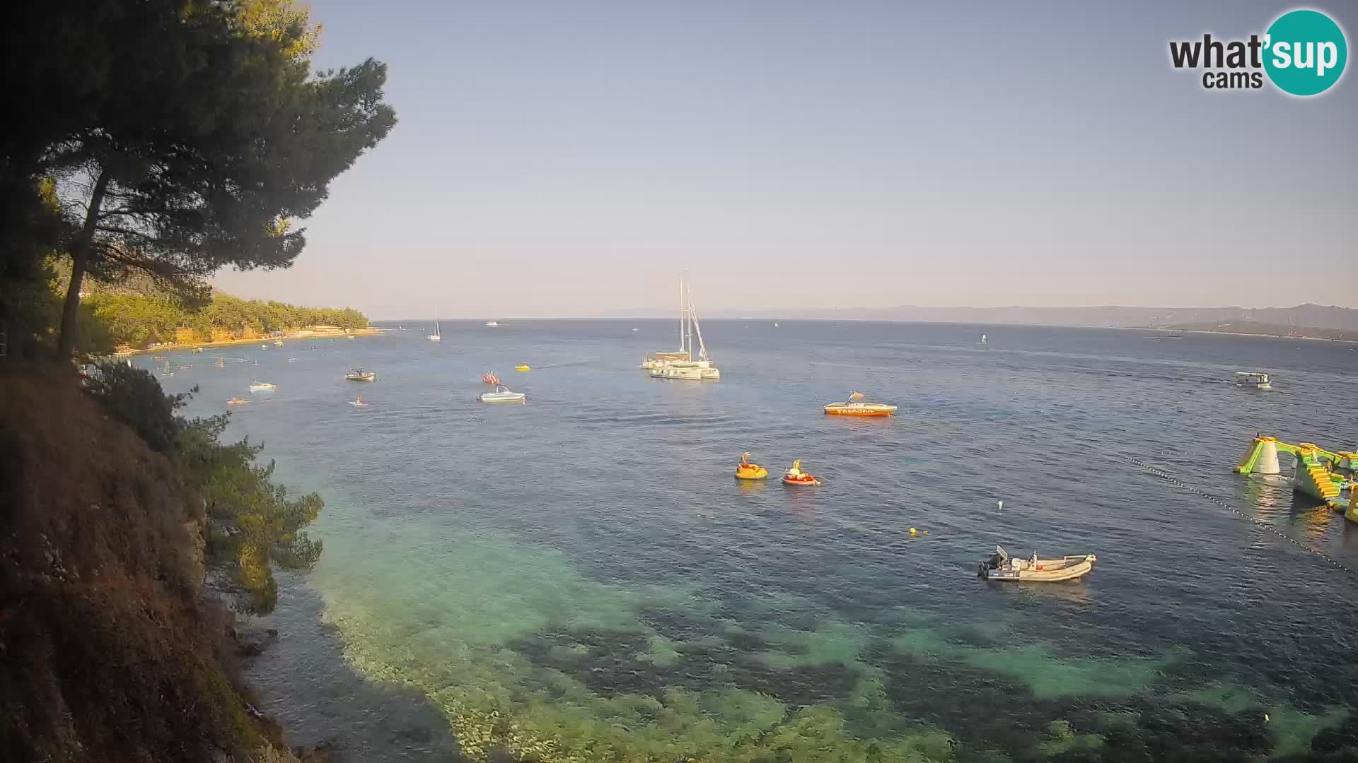 Webcam Potočine Beach Bol – Live View of Borak Beach, Brač Island