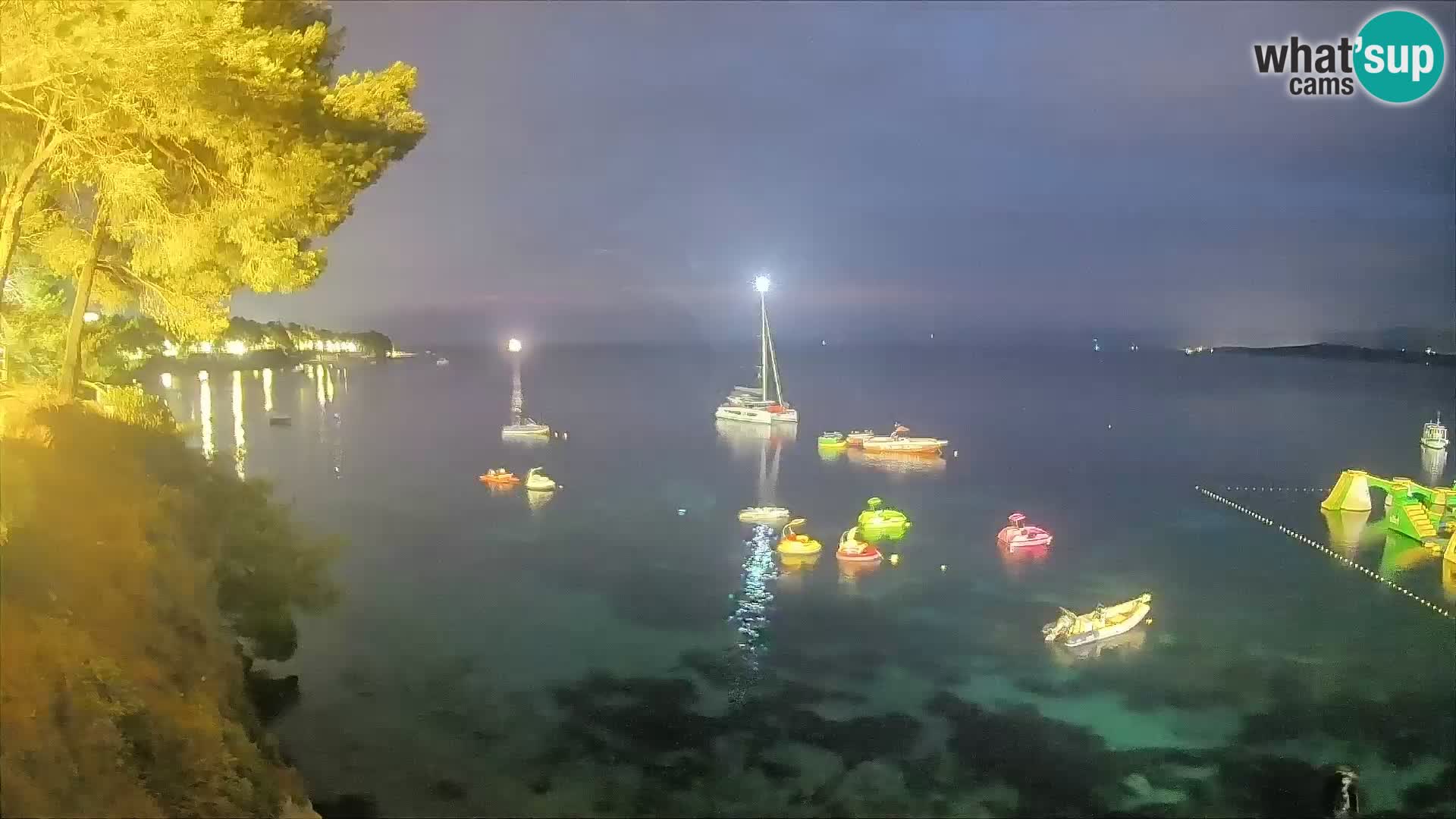Webcam plage Potočine Bol – Vue en direct sur Borak Beach, île de Brač