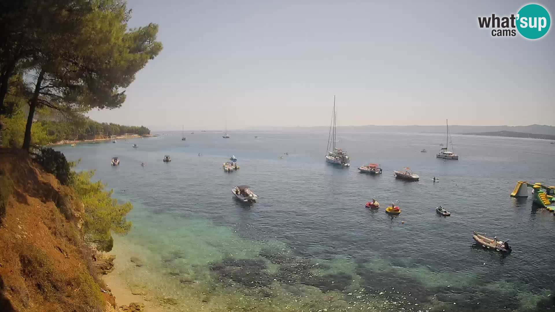 Webcam Potočine Beach Bol – Live View of Borak Beach, Brač Island