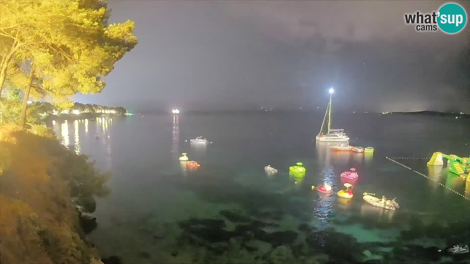 Webcam Potočine Beach Bol – Live View of Borak Beach, Brač Island