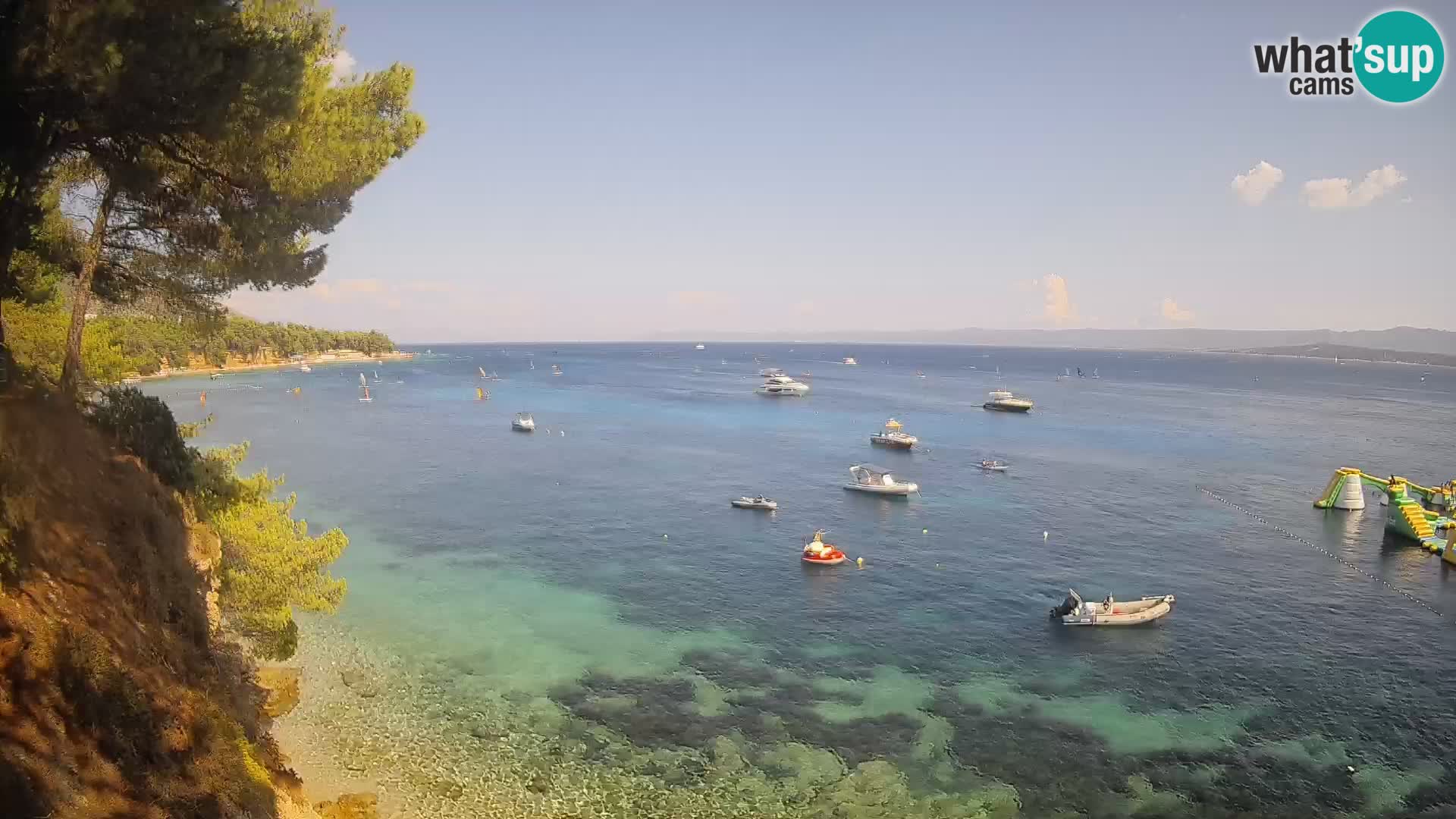 Webcam Potočine Beach Bol – Live View of Borak Beach, Brač Island