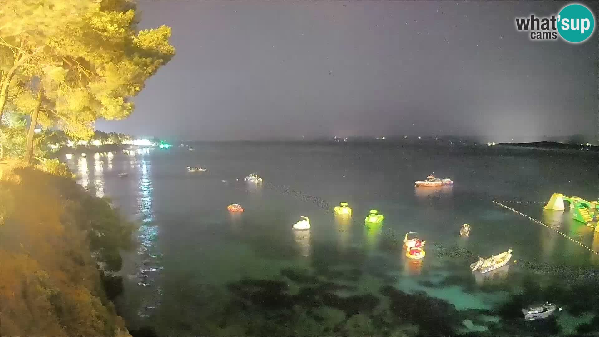 Webcam Playa Potočine Bol – Vista en vivo de Borak Beach, Isla de Brač