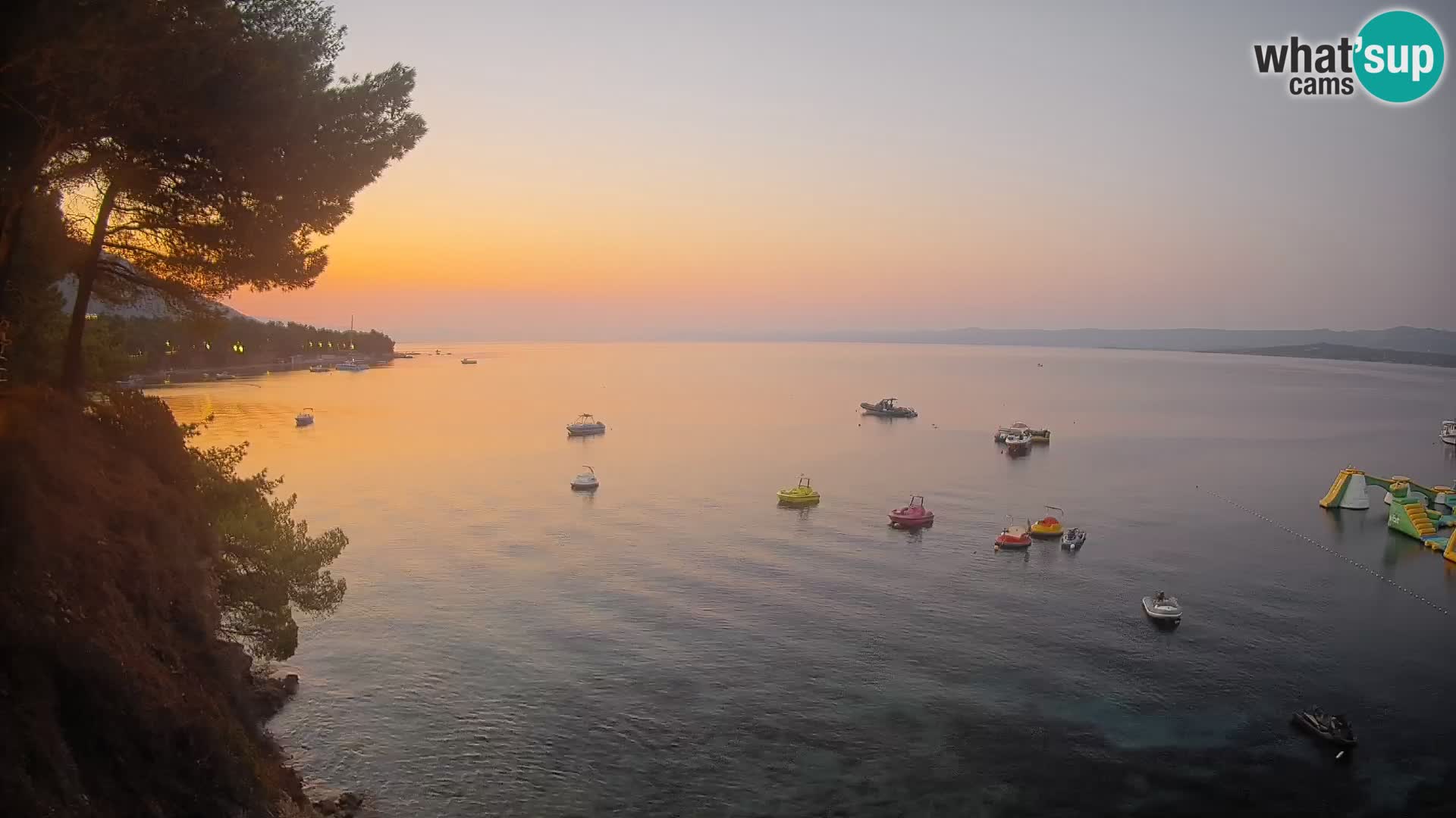 Webcam Spiaggia Potočine Bol – Vista live sulla spiaggia Borak, Isola di Brač