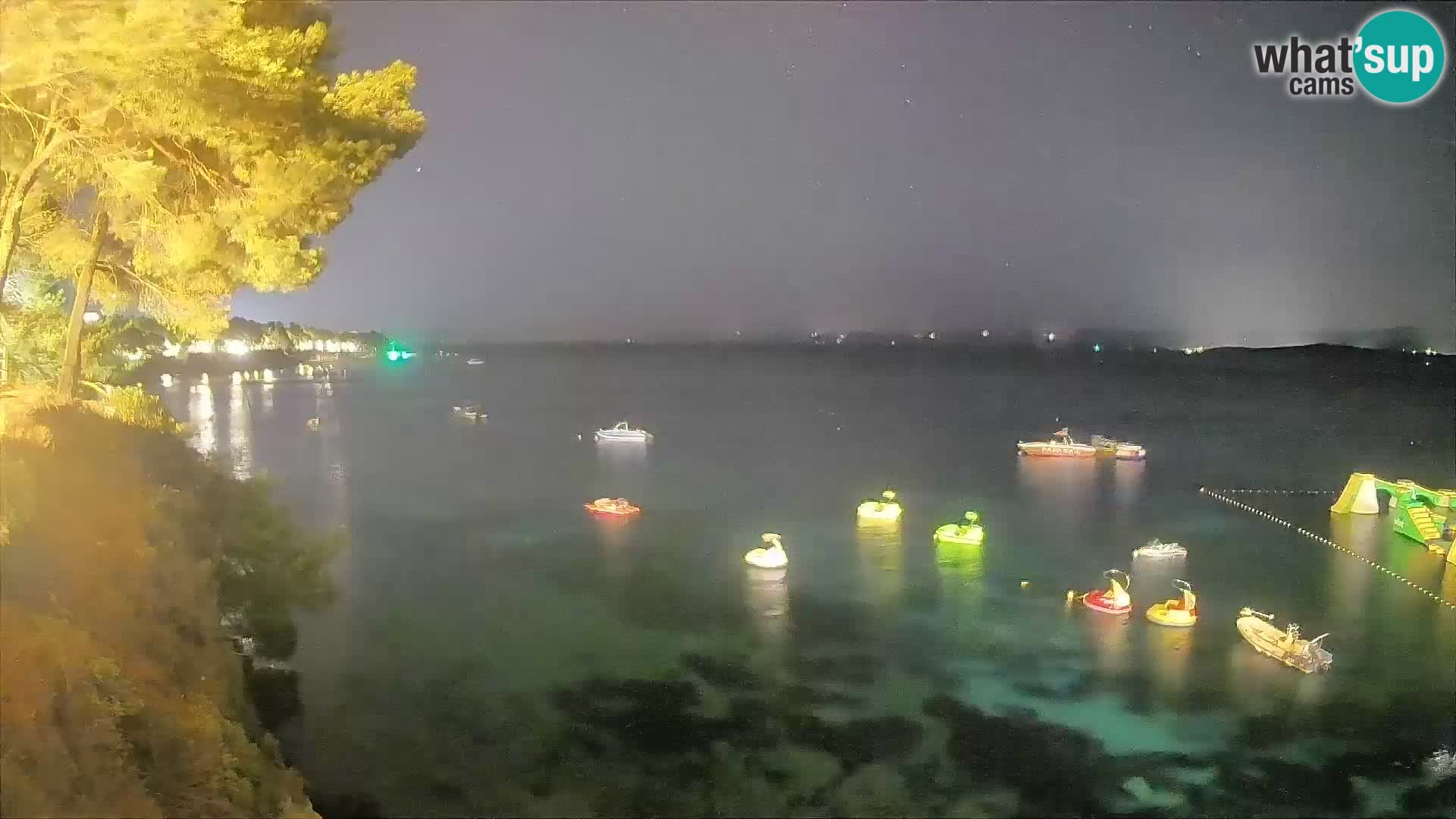 Webcam plage Potočine Bol – Vue en direct sur Borak Beach, île de Brač