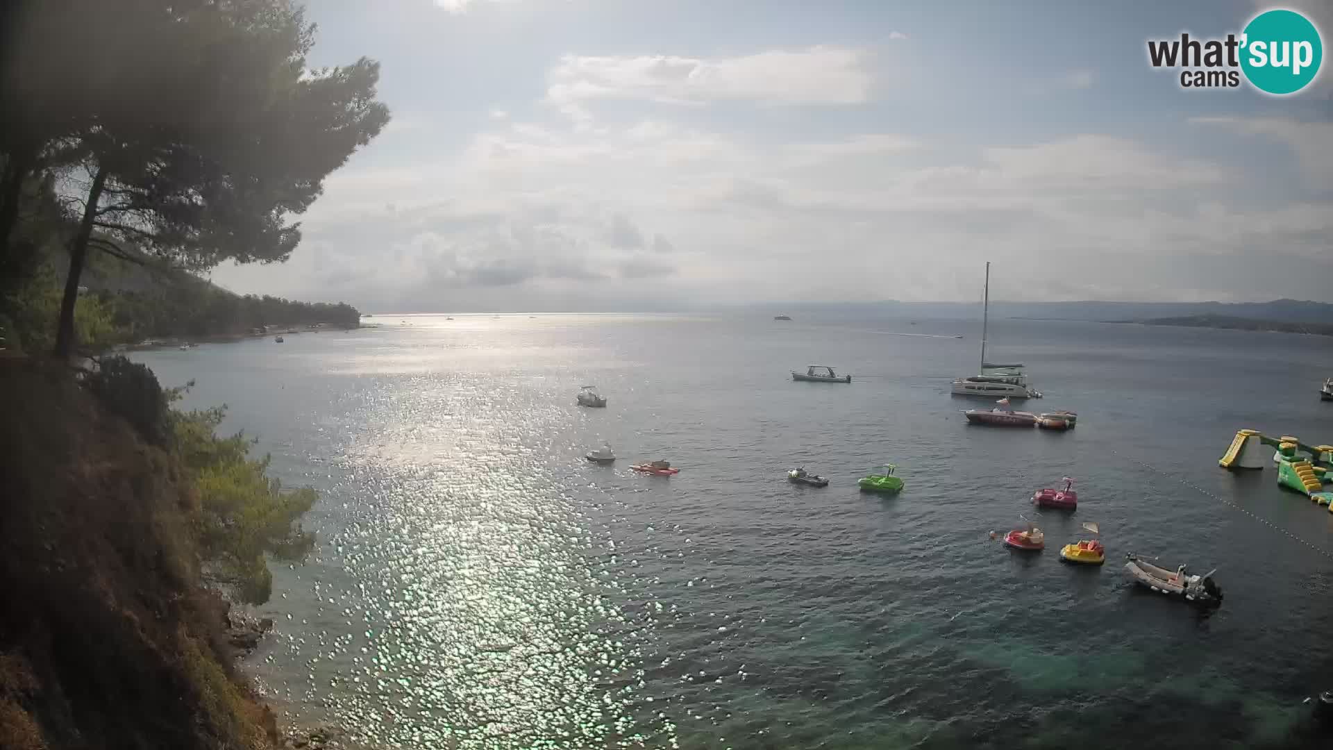 Webcam Strand Potočine Bol – Liveblick auf Borak Beach, Insel Brač