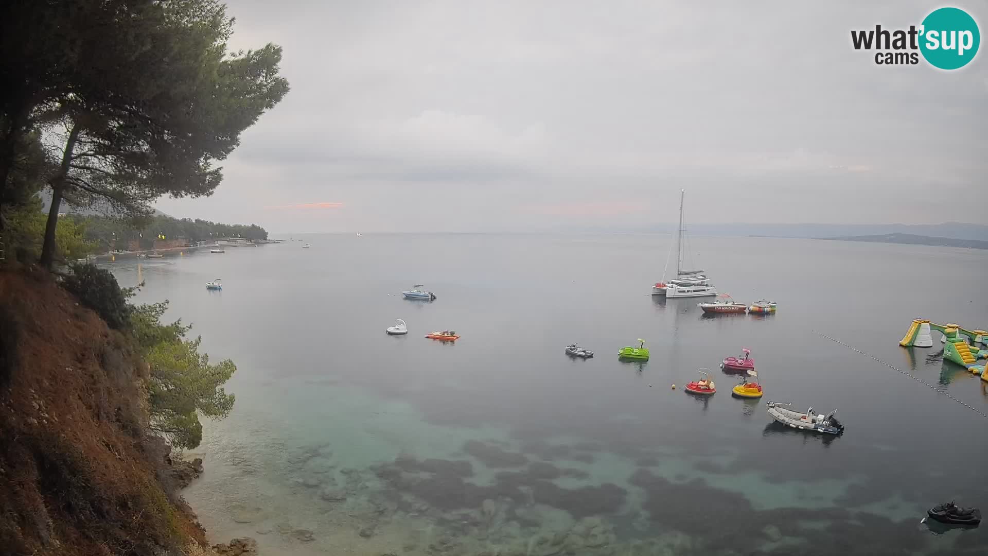 Webcam Playa Potočine Bol – Vista en vivo de Borak Beach, Isla de Brač