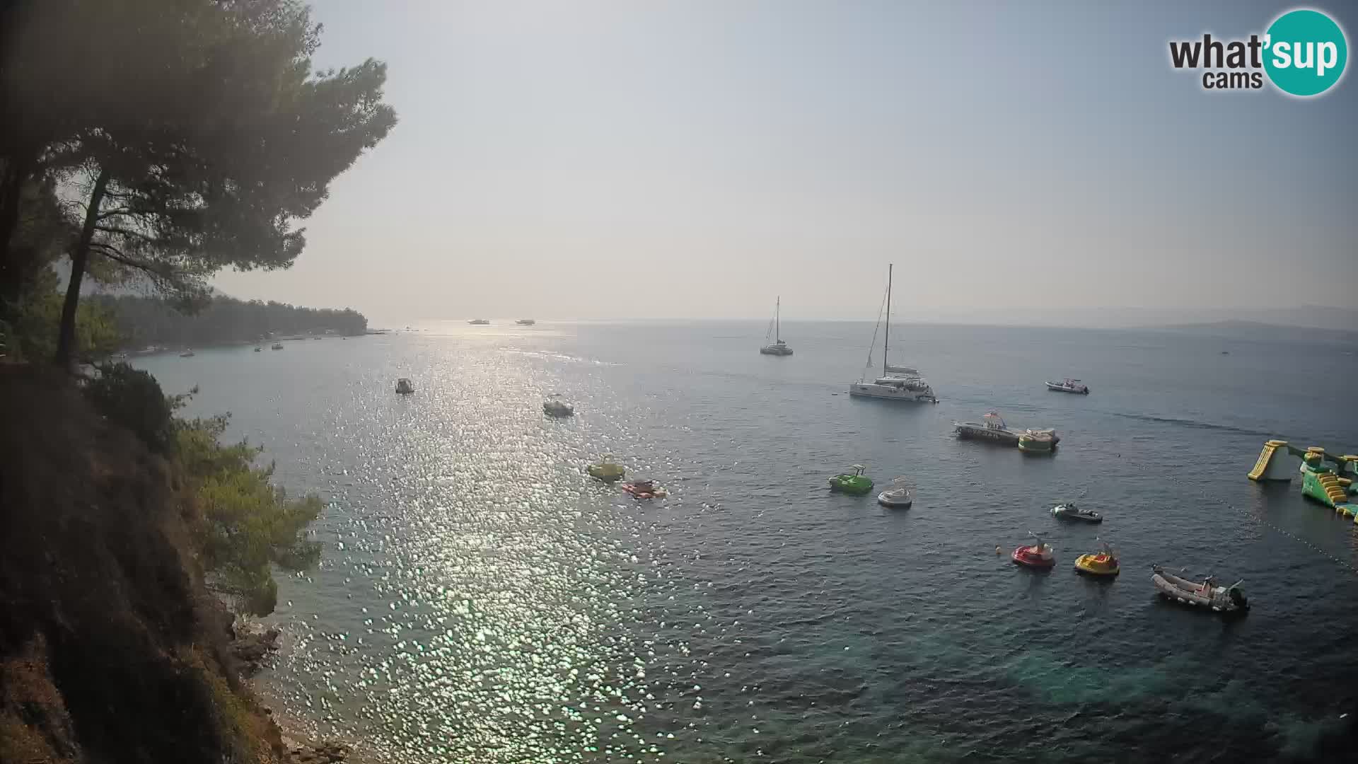 Webcam plage Potočine Bol – Vue en direct sur Borak Beach, île de Brač