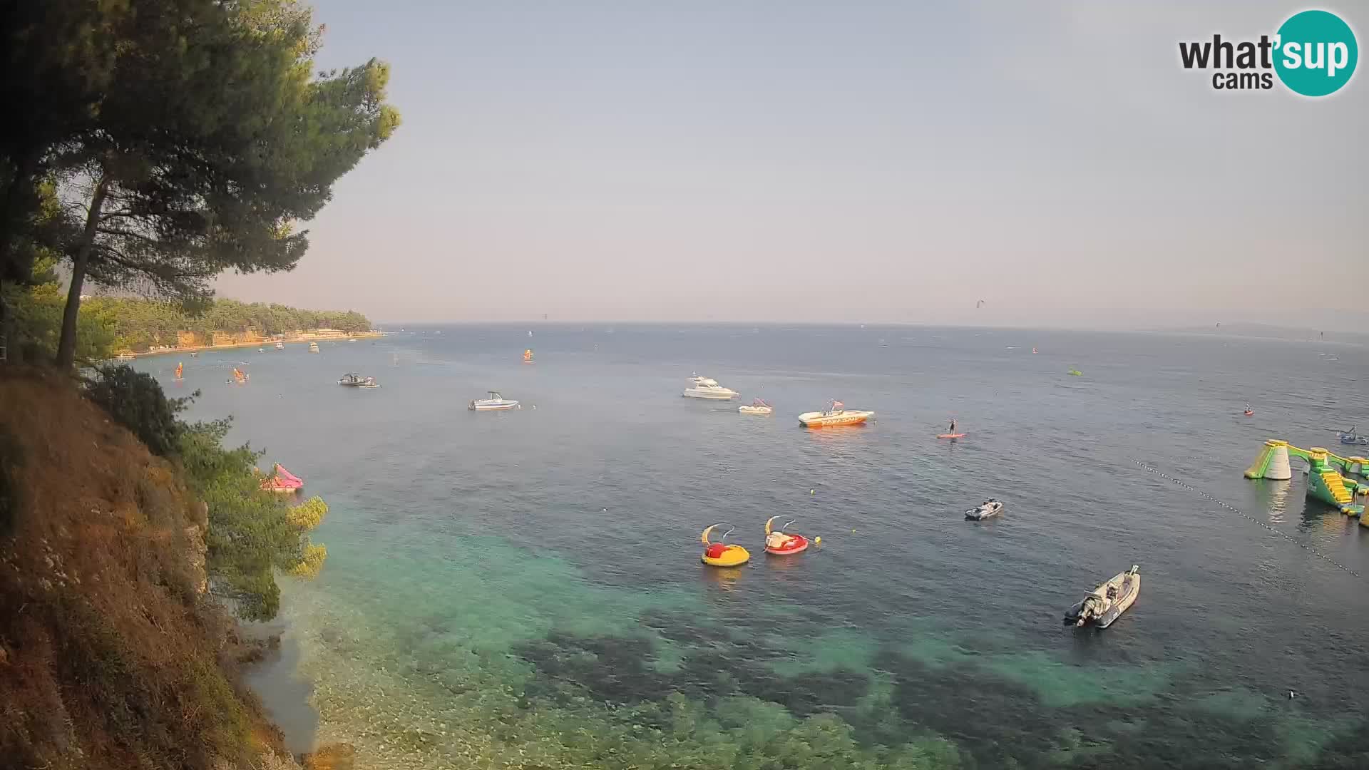 Webcam Playa Potočine Bol – Vista en vivo de Borak Beach, Isla de Brač