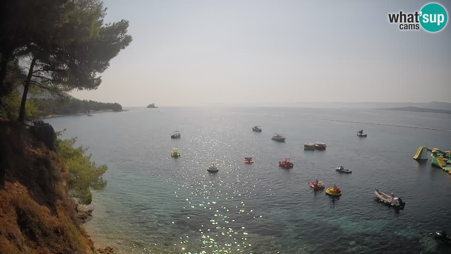 Webcam Potočine Beach Bol – Live View of Borak Beach, Brač Island