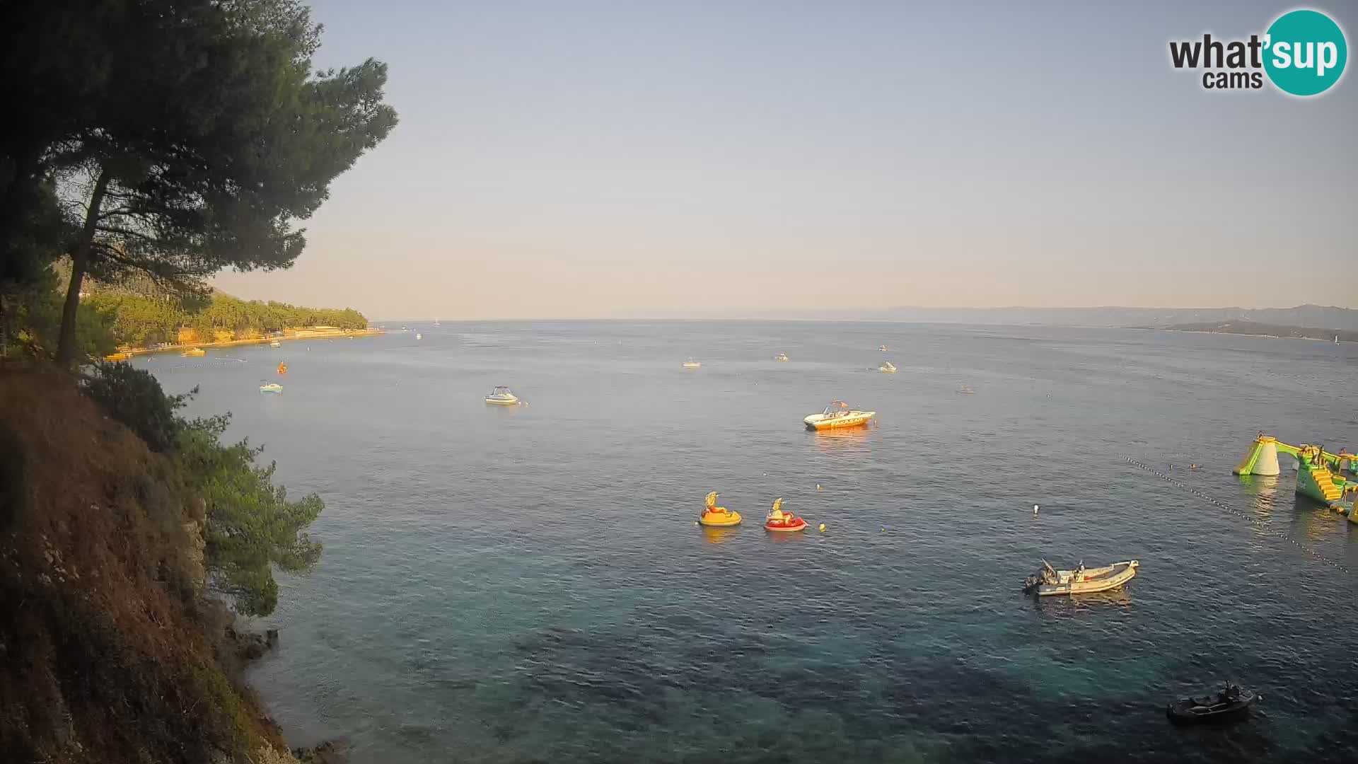 Webcam plage Potočine Bol – Vue en direct sur Borak Beach, île de Brač