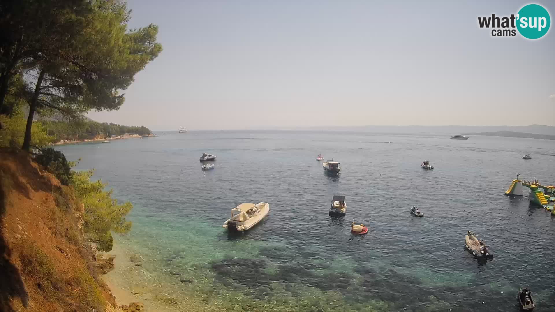 Webcam plage Potočine Bol – Vue en direct sur Borak Beach, île de Brač