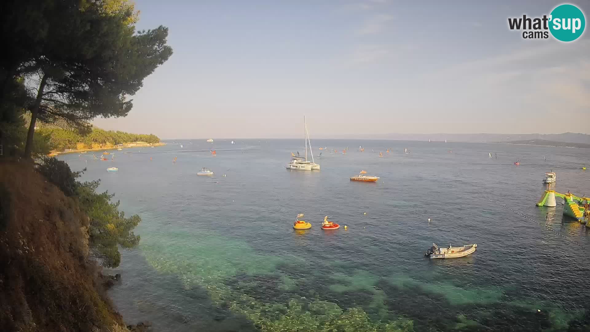 Webcam Potočine Beach Bol – Live View of Borak Beach, Brač Island