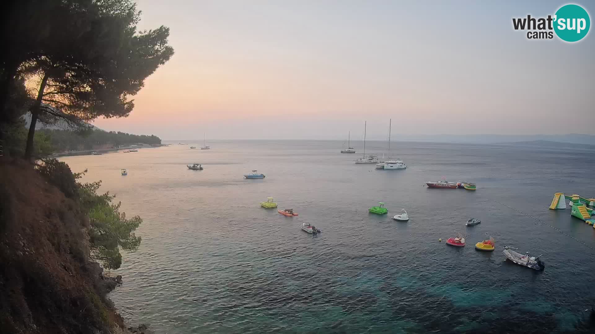Webcam Potočine Beach Bol – Live View of Borak Beach, Brač Island