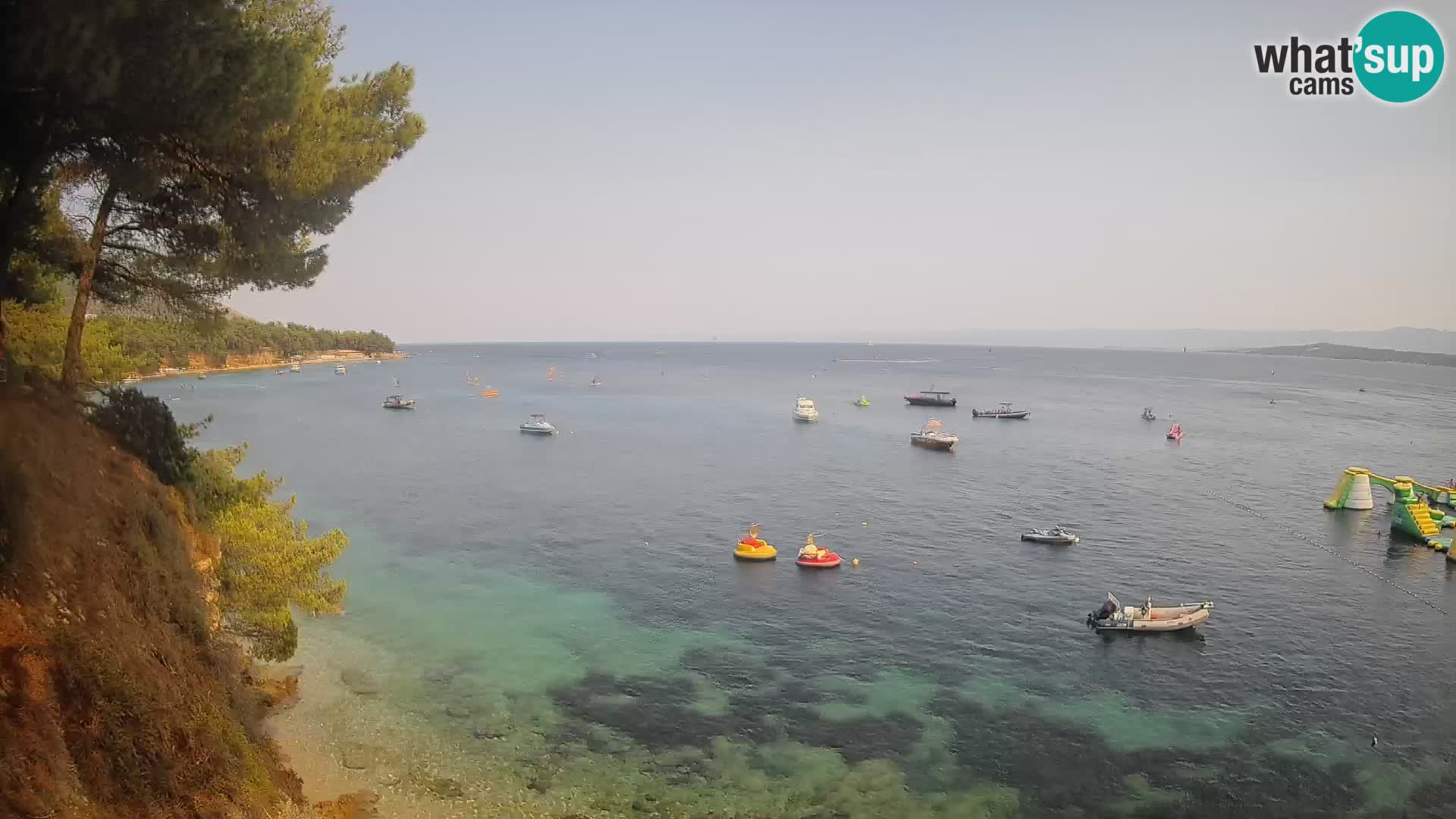 Webcam Potočine Beach Bol – Live View of Borak Beach, Brač Island