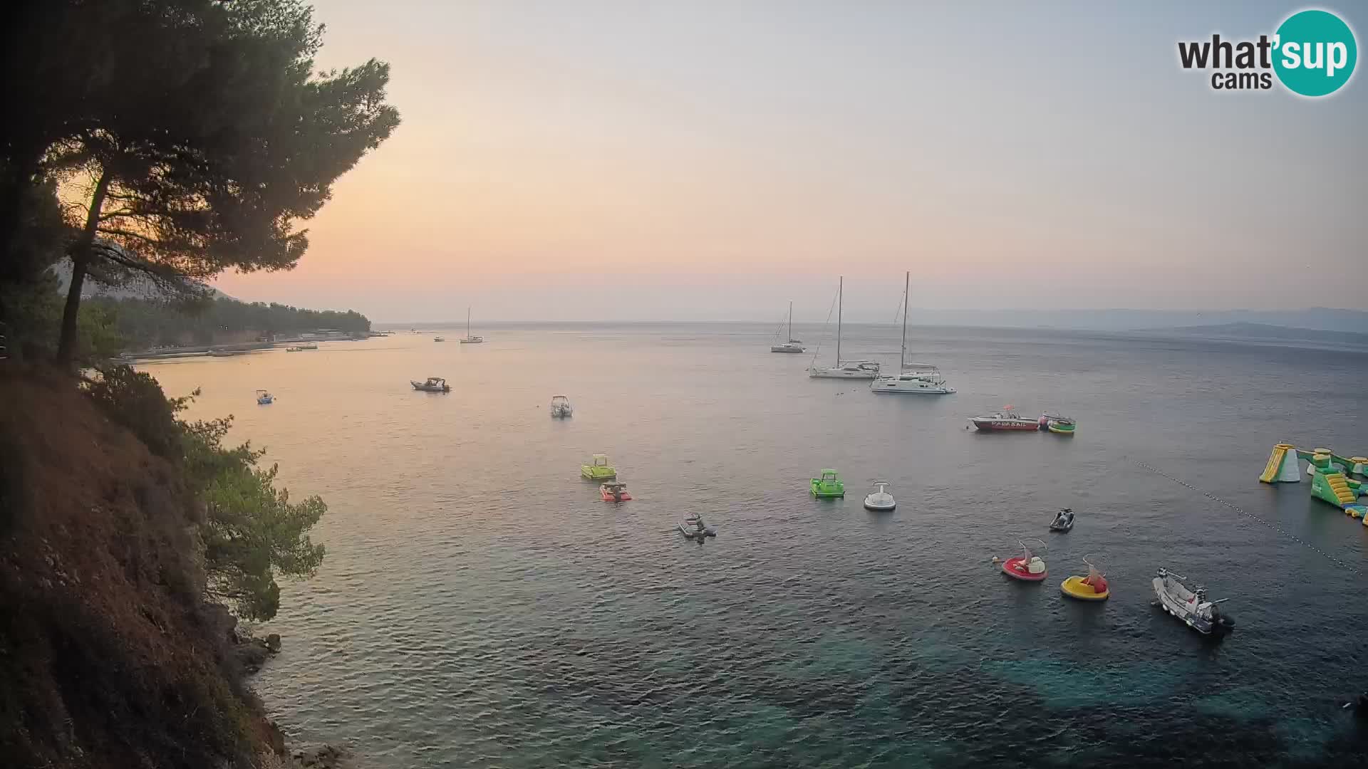 Webcam Playa Potočine Bol – Vista en vivo de Borak Beach, Isla de Brač