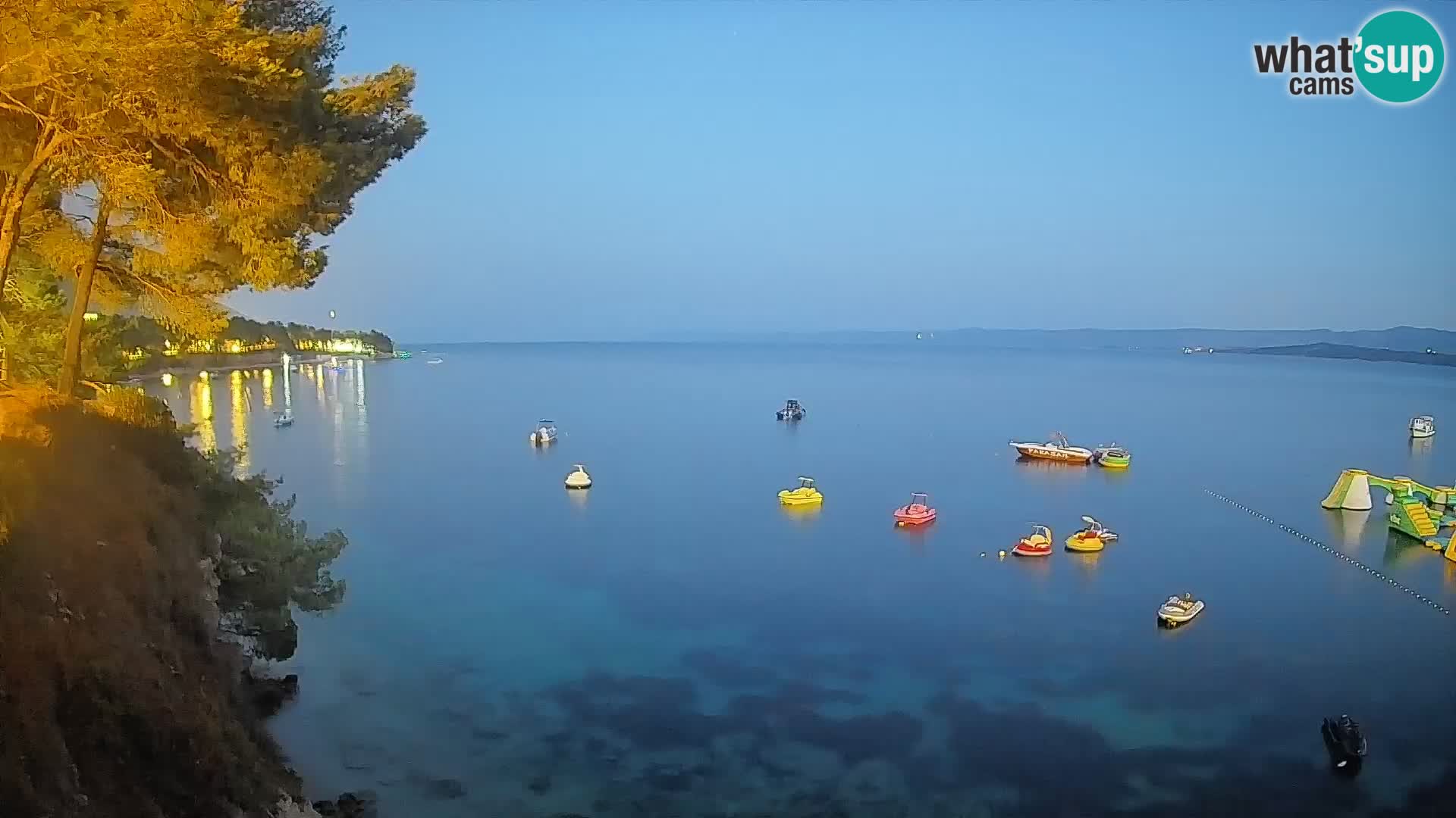 Webcam Potočine Beach Bol – Live View of Borak Beach, Brač Island