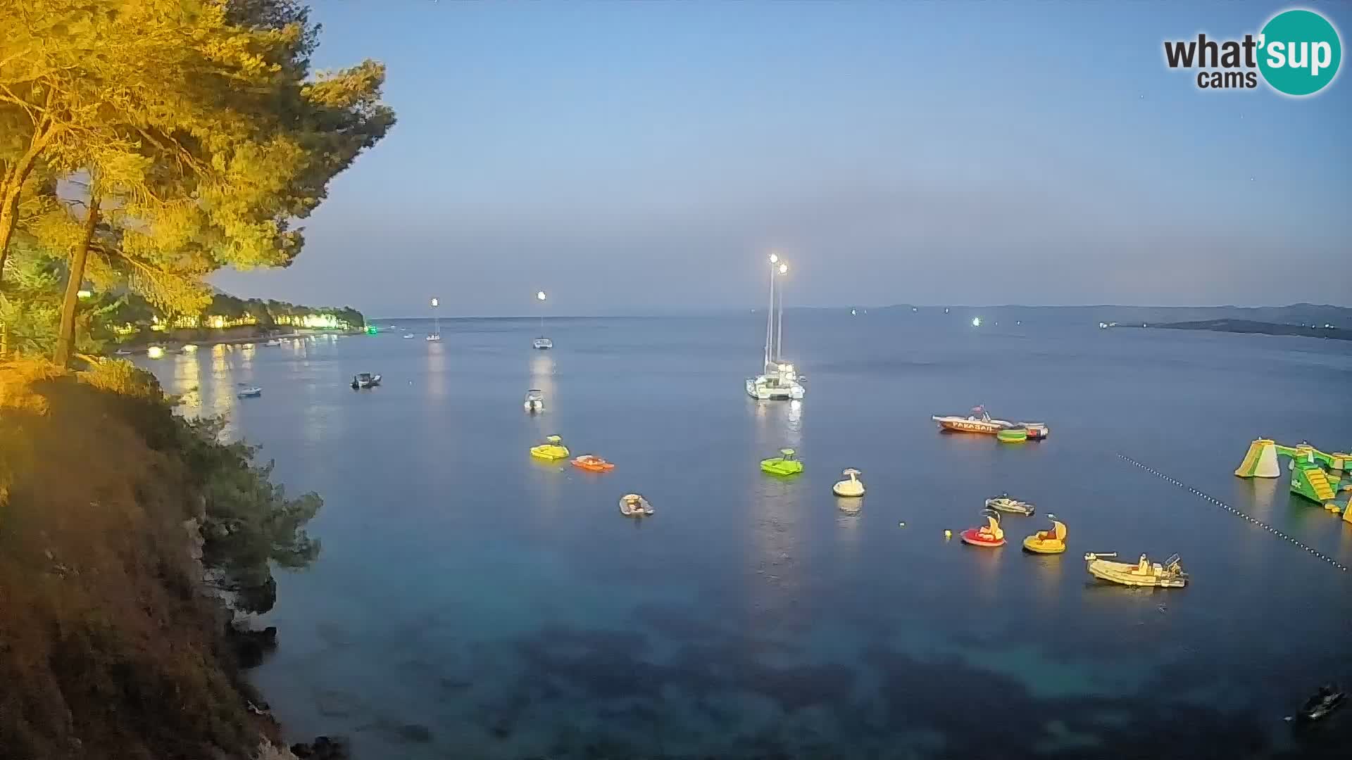 Webcam Strand Potočine Bol – Liveblick auf Borak Beach, Insel Brač