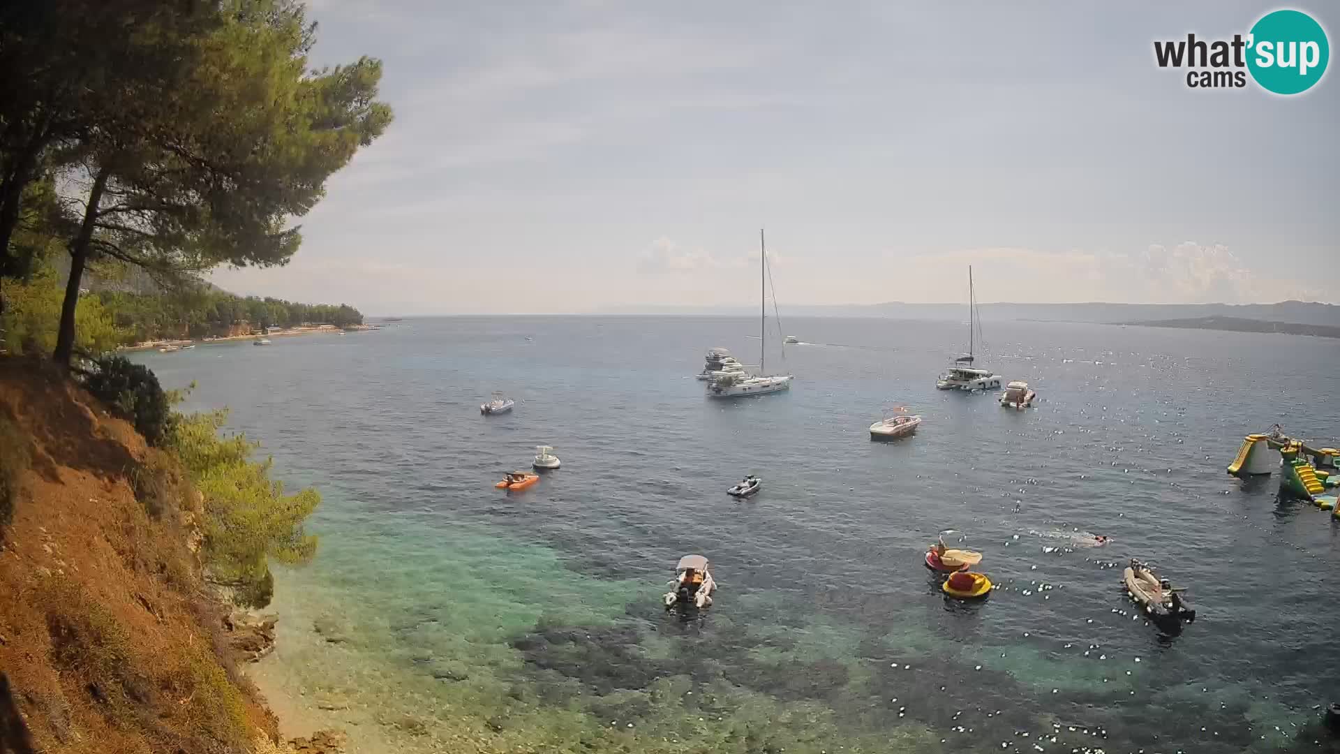 Webcam Strand Potočine Bol – Liveblick auf Borak Beach, Insel Brač