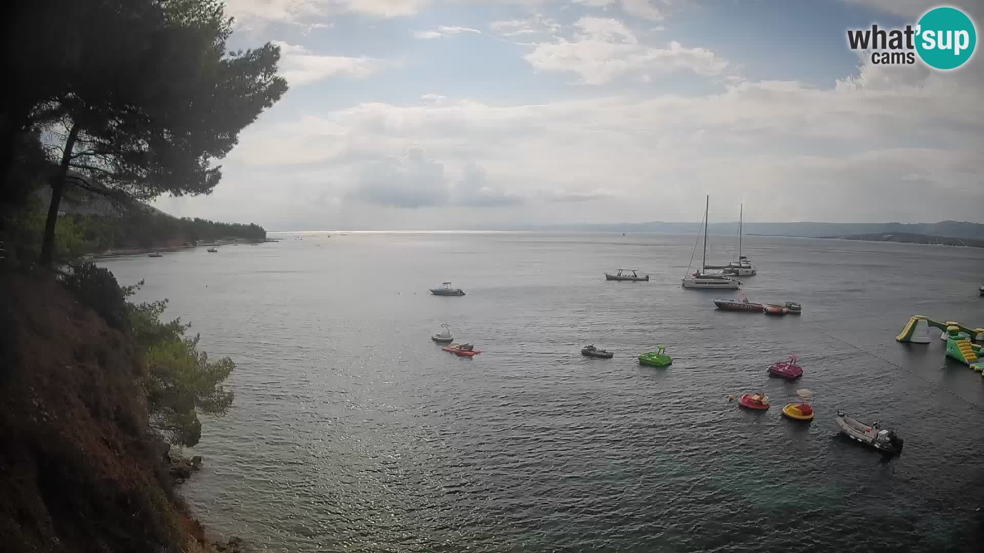 Webcam Potočine Beach Bol – Live View of Borak Beach, Brač Island