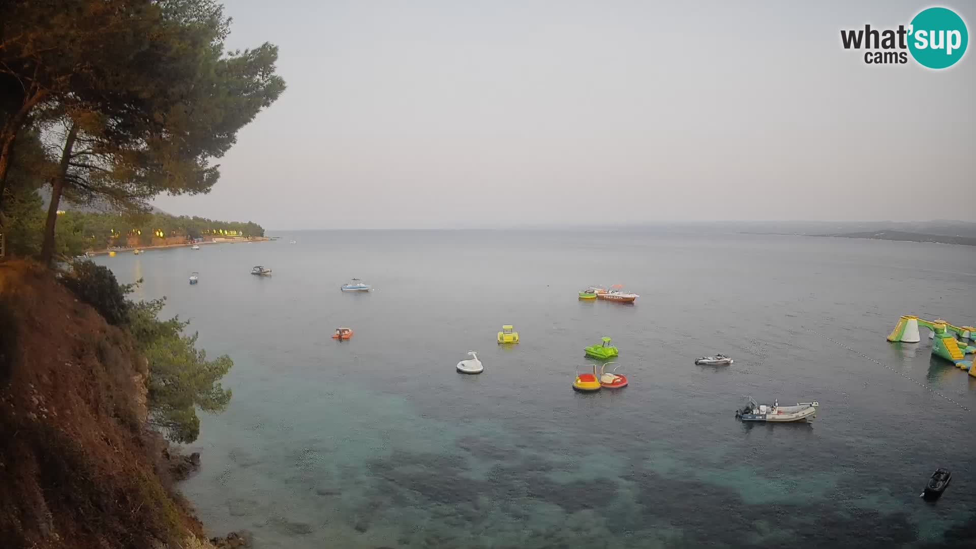 Webcam plage Potočine Bol – Vue en direct sur Borak Beach, île de Brač