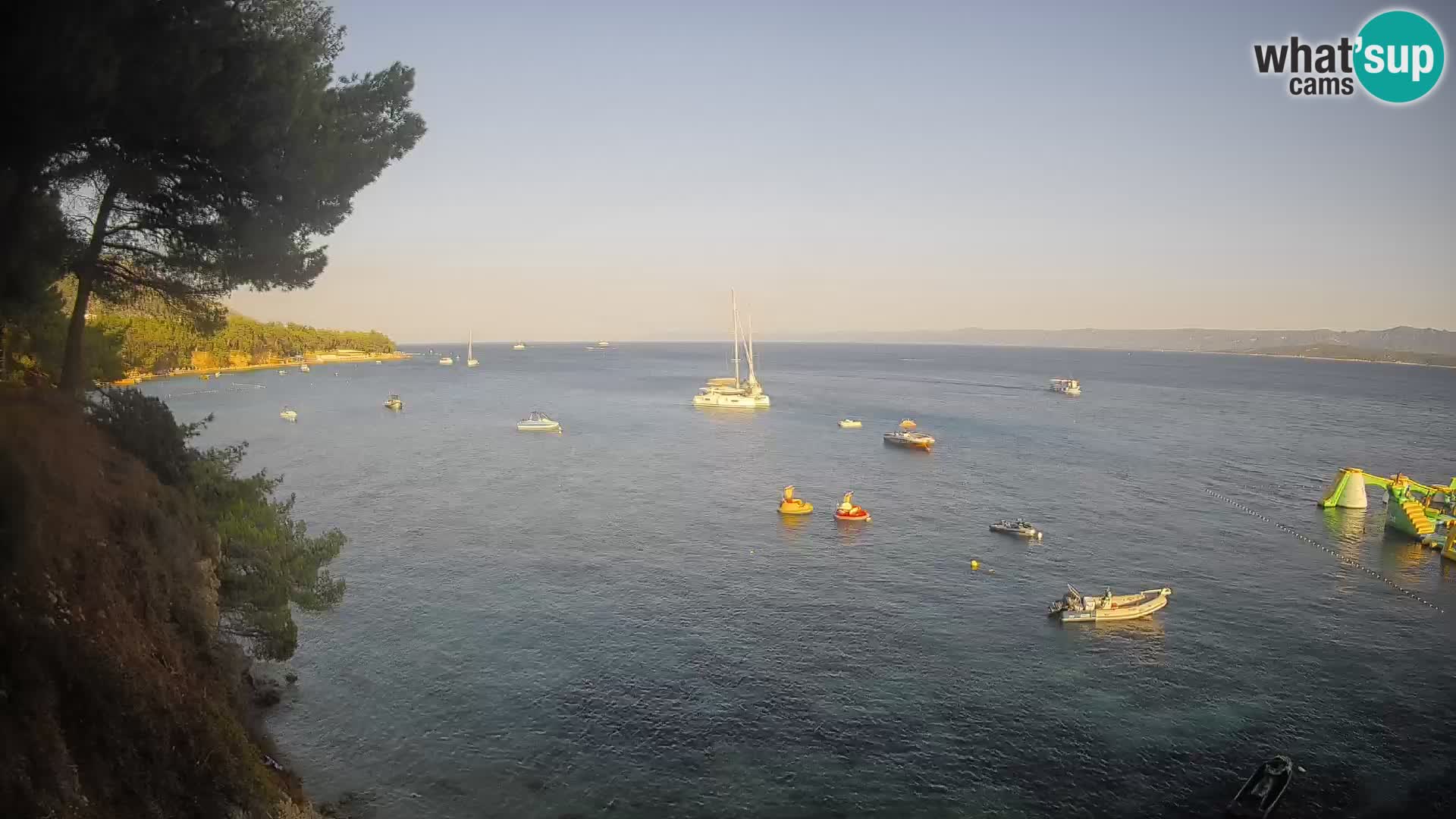 Webcam Potočine Beach Bol – Live View of Borak Beach, Brač Island